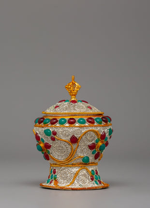 Copper Rice Pot with Filigree