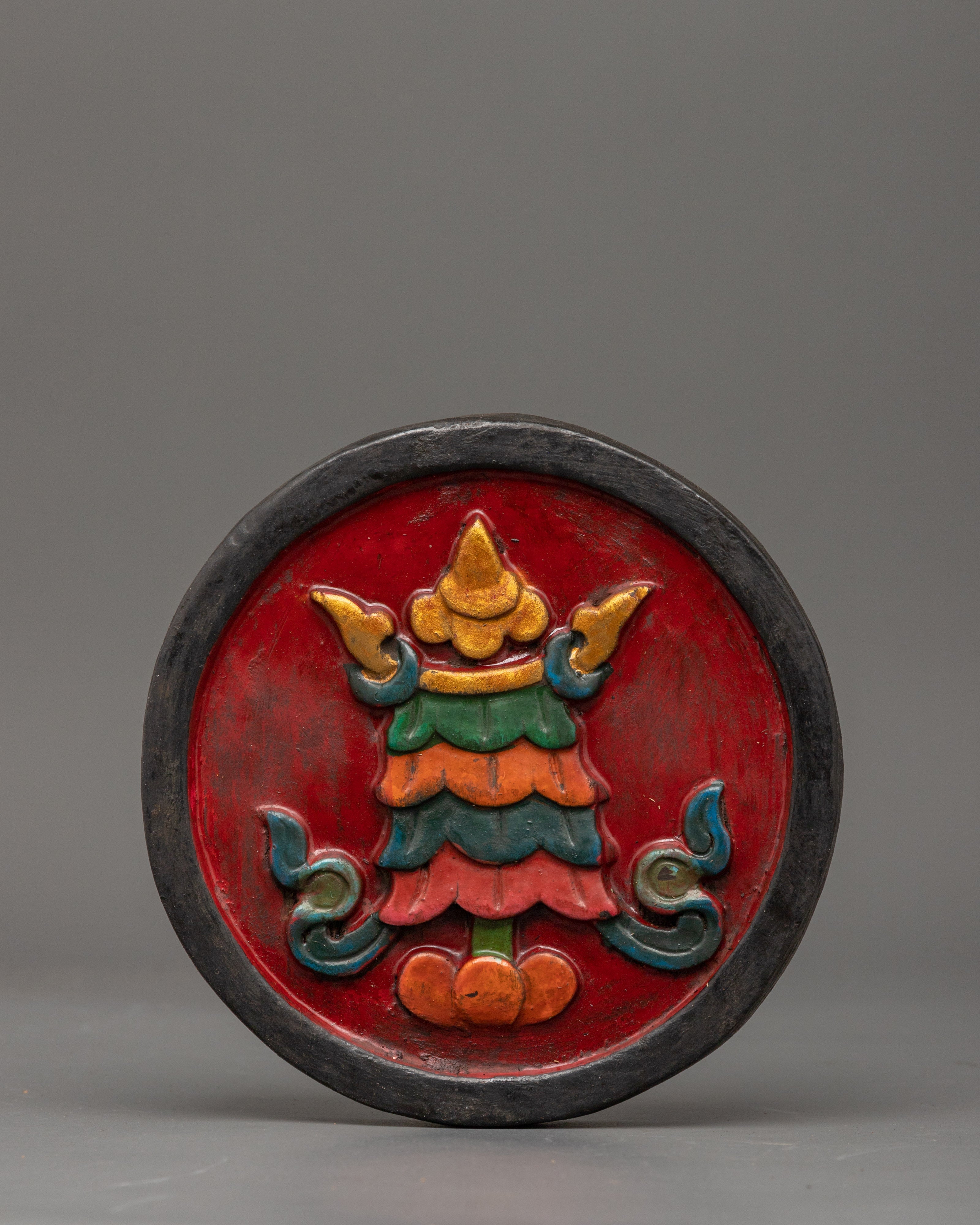 Wooden 8 Auspicious Symbols Wall Hanging Set | Spiritual Decor