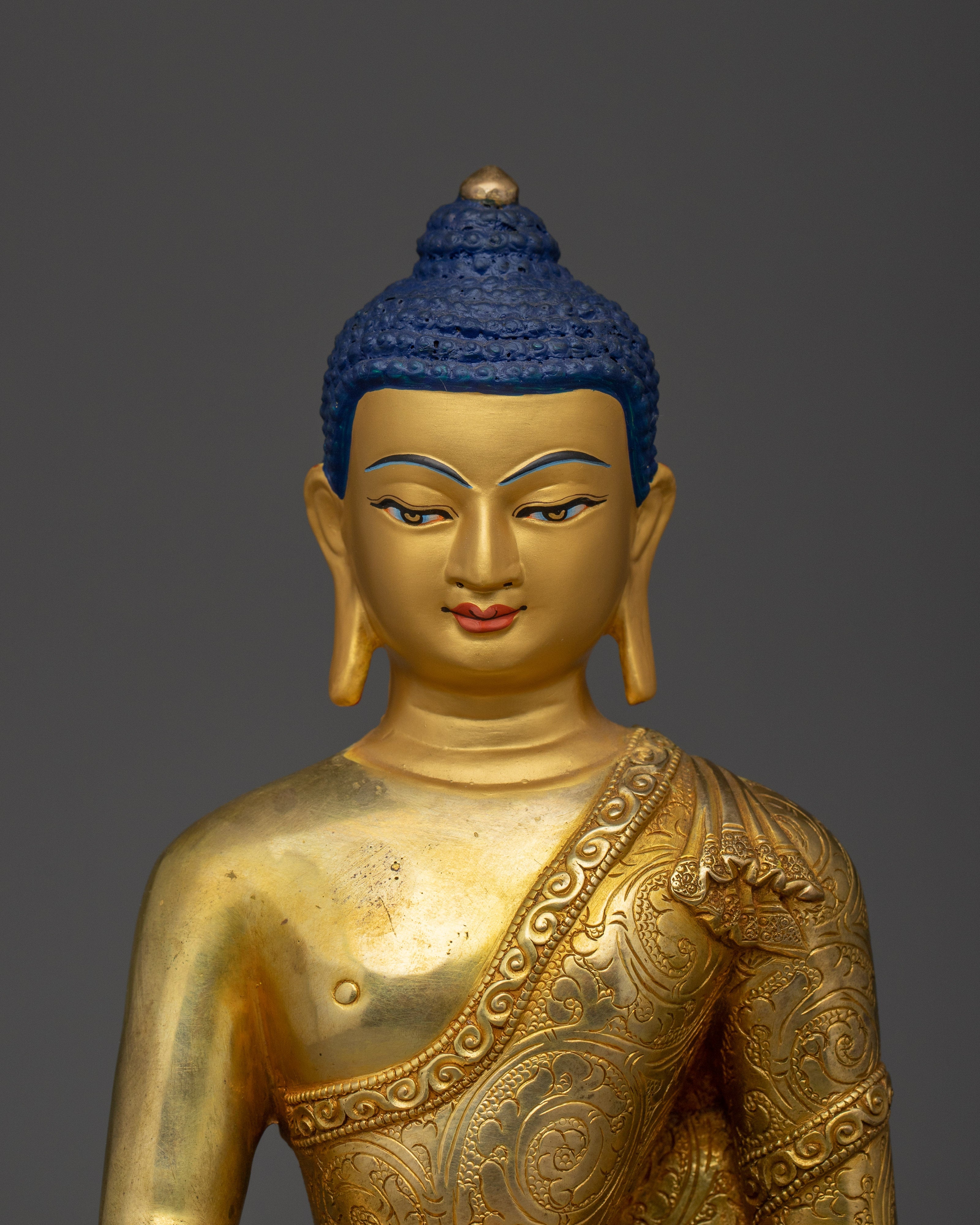 Buddha of Eternal Life Amitabha | Copper Body Sculpture