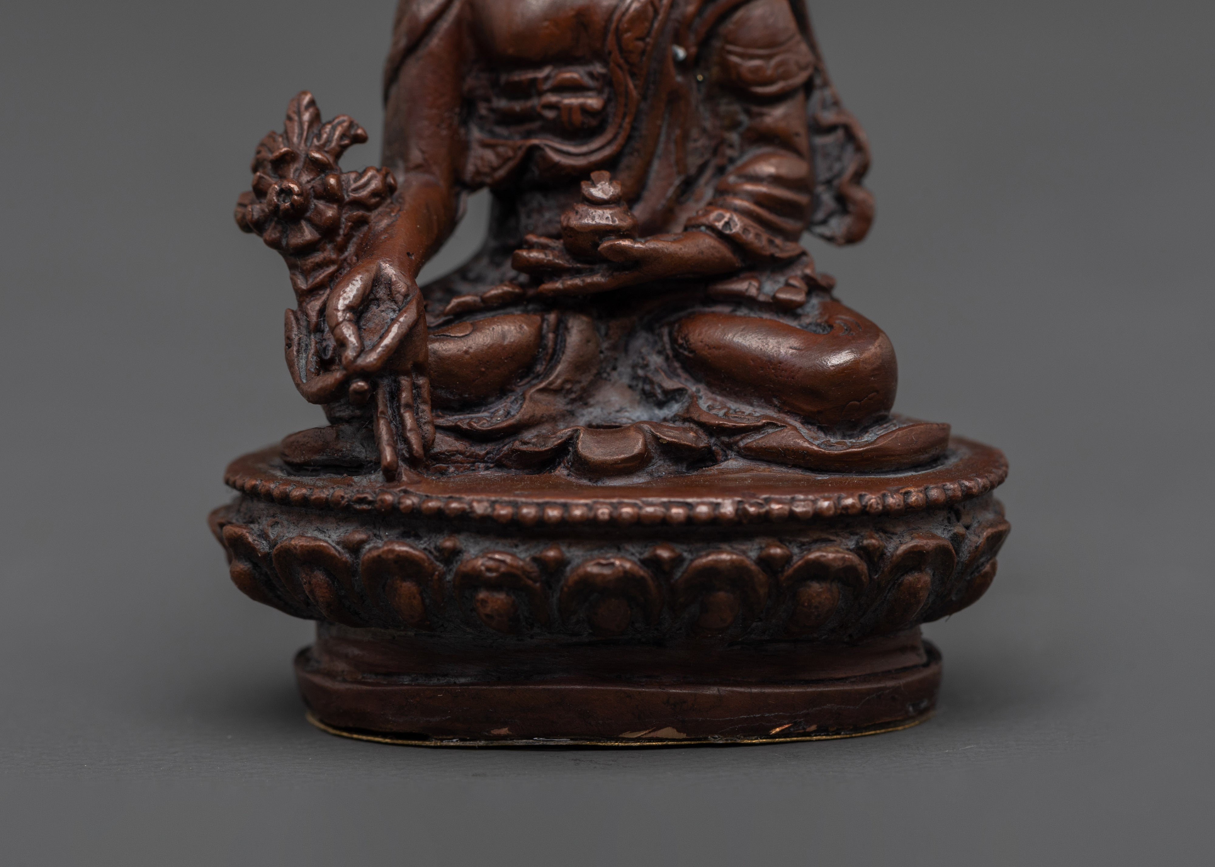 Spiritual Healing Medicine Buddha Statue | Tibetan Buddha of Health and Serenity