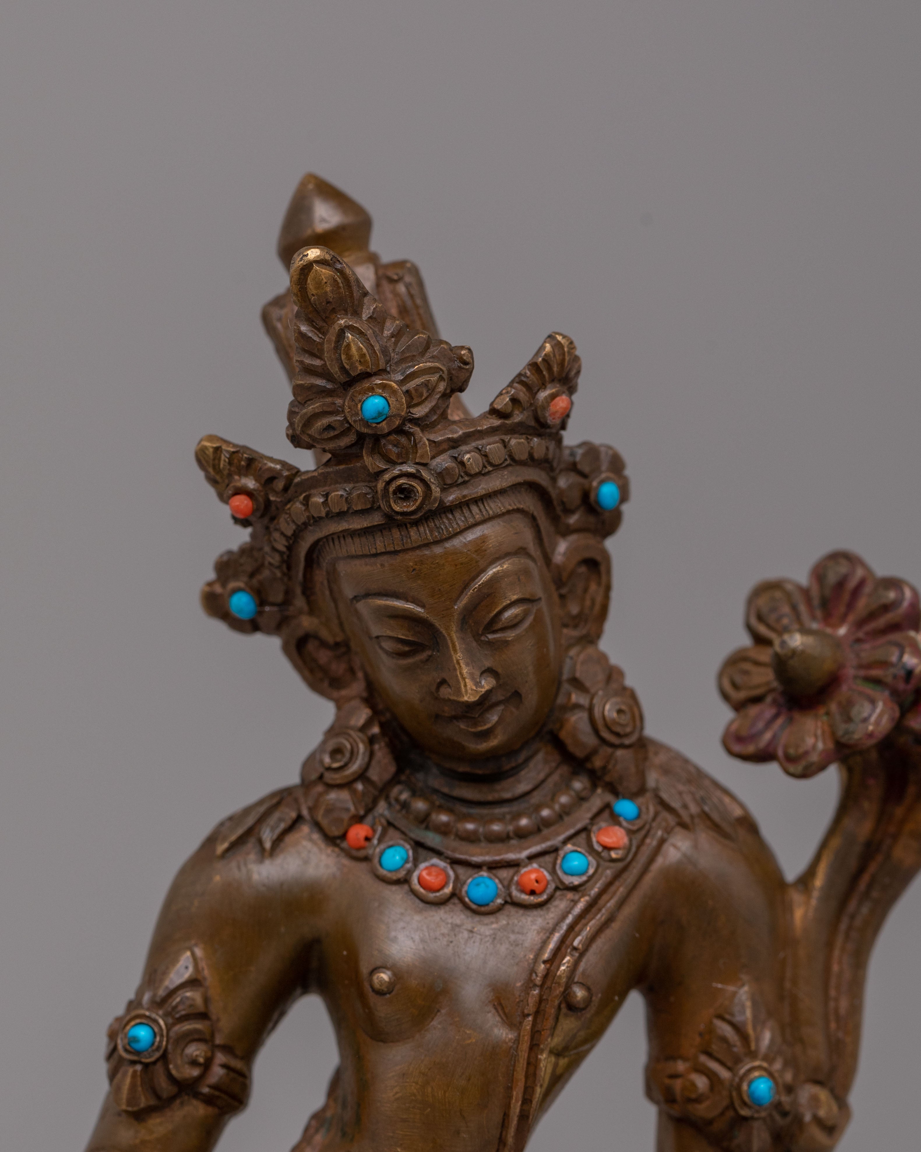 Bodhisattva Deity Lokeshwor Statue | Traditional Buddhist Art