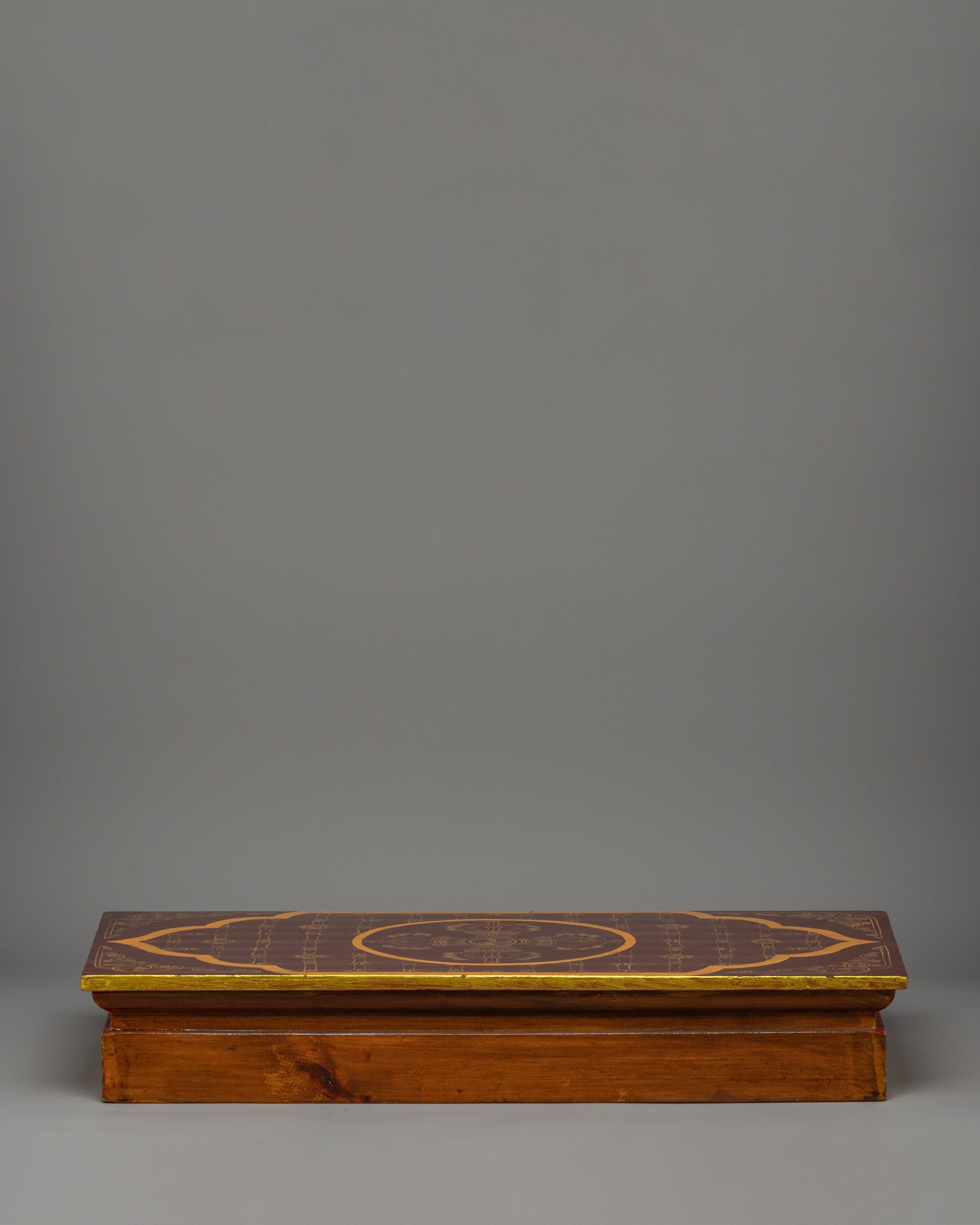 Foldable Buddhist Table (Chokchi) | Wooden Altar Table for Rituals