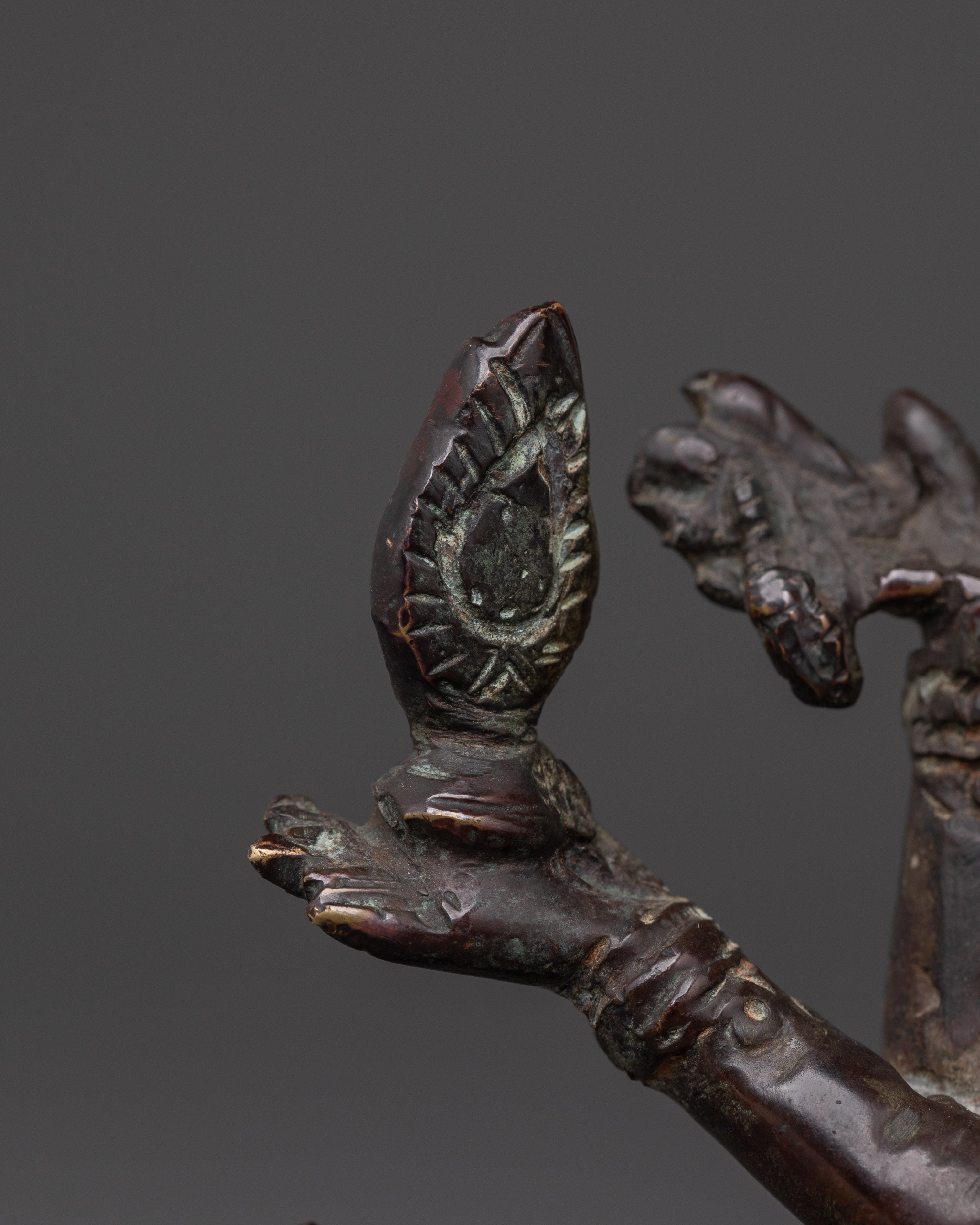 Handcrafted Vasudhara Brass Statue | Sacred Symbol of Buddhist Wealth Blessings