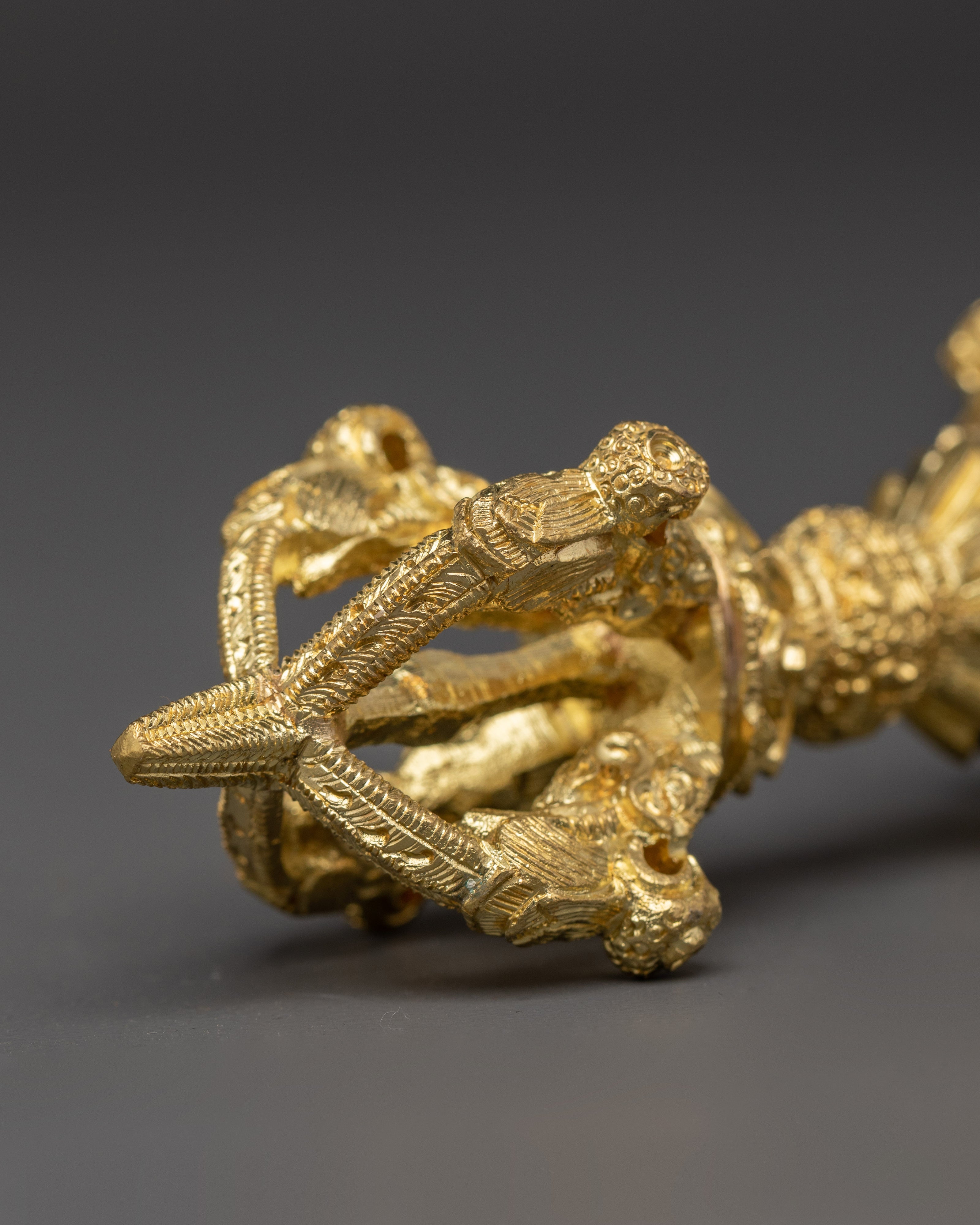 Traditional Tibetan Bell and Vajra Set | Handcrafted Ritual Tools