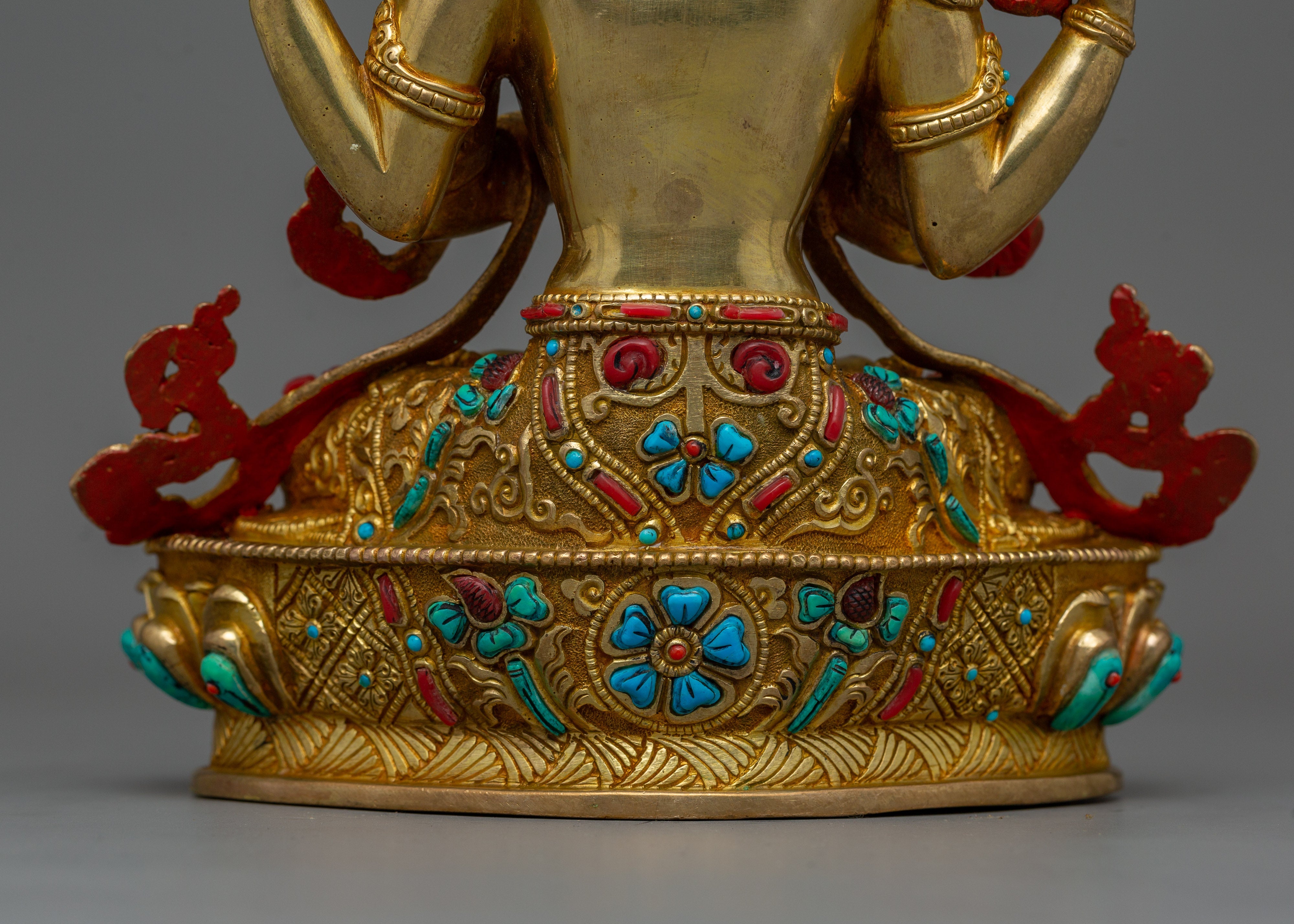 Bodhisattva Chenrezig 13 Inch Statue | The one who looks with unwavering eye