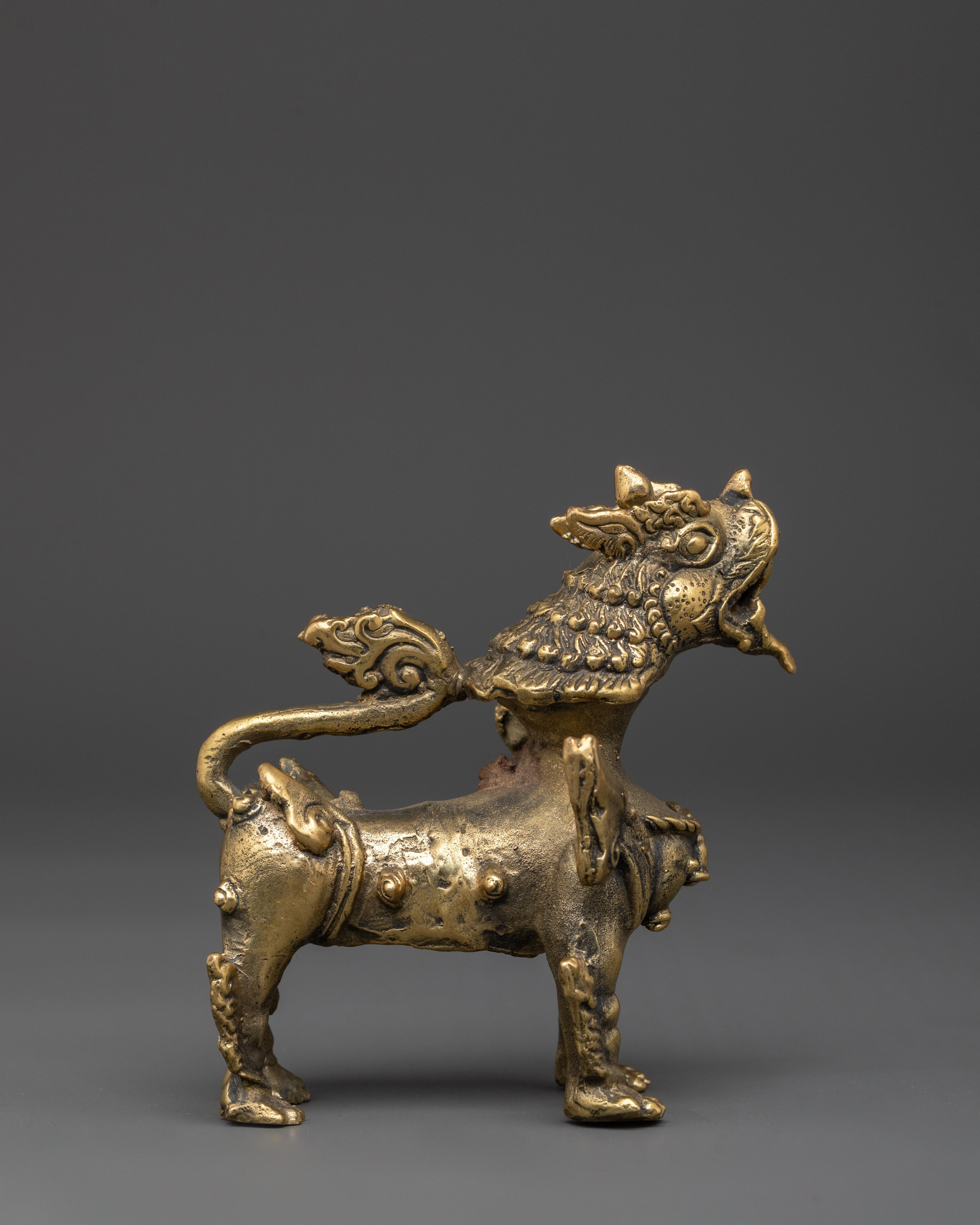 Handcrafted Brass Lion Set | Symbol of Strength and Protection