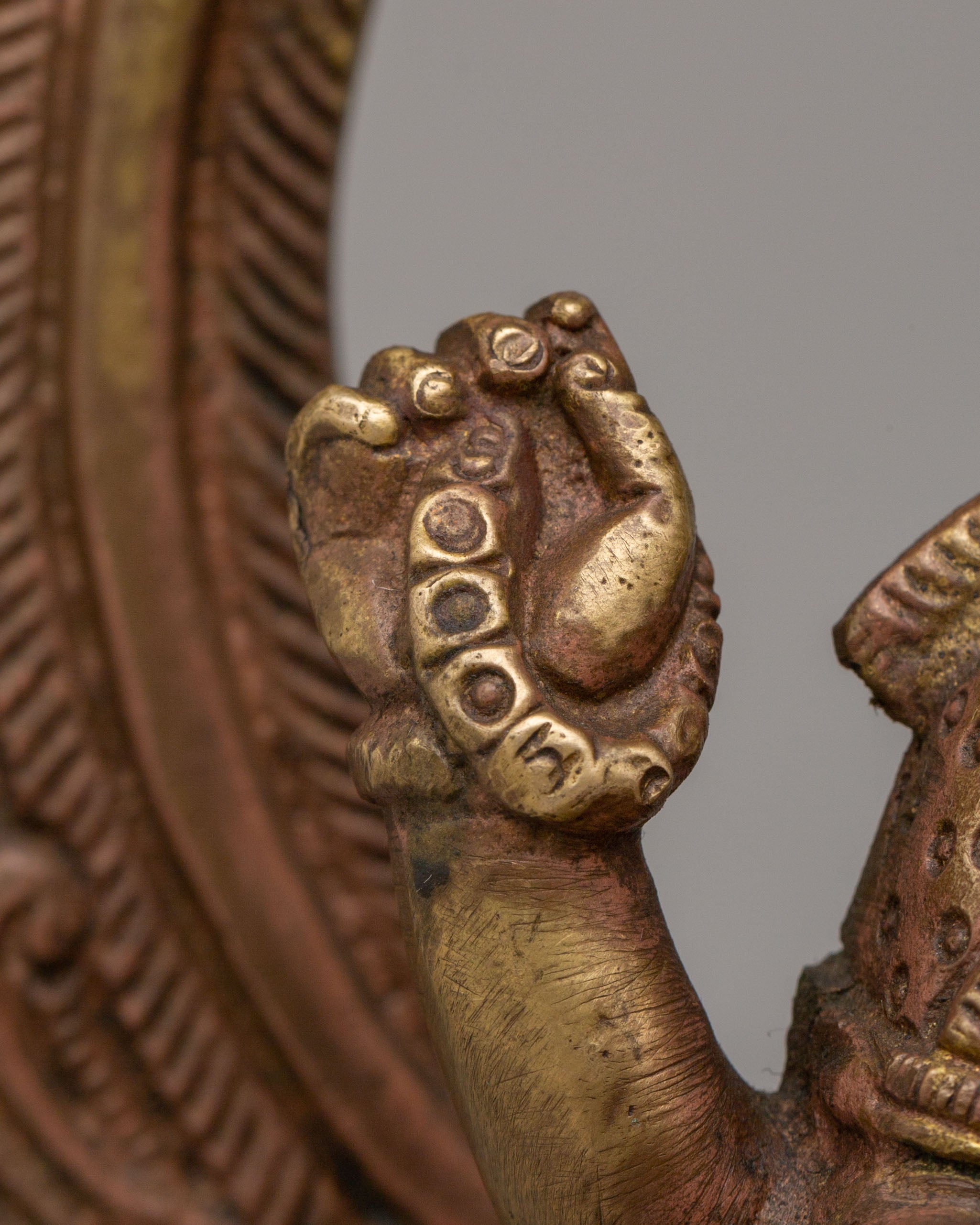 Handcrafted Saraswati Statue for Altar | Sacred Hindu Deity Idol