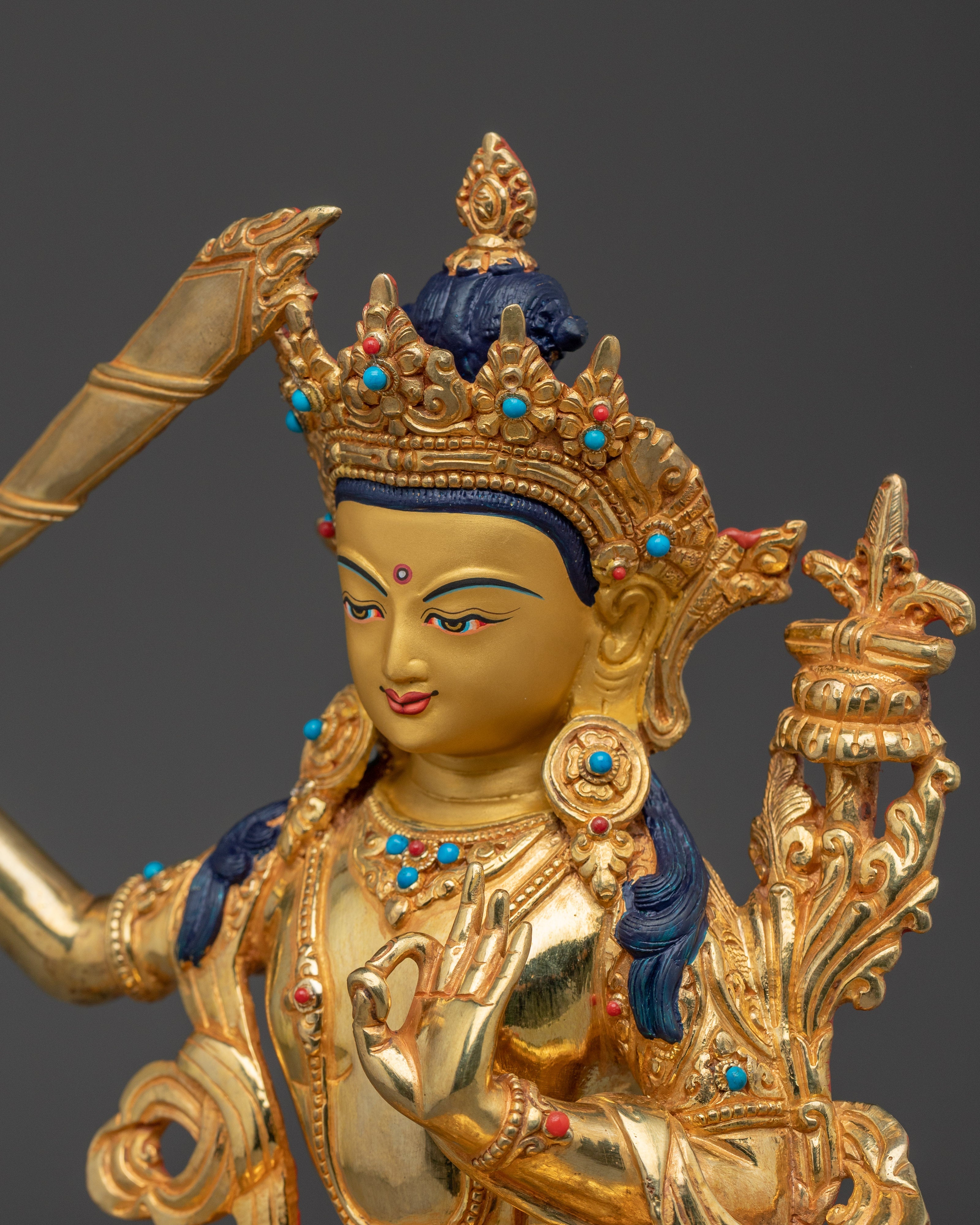 Dharma Protector Manjushri Art | Bodhisattva of Transcendent Wisdom