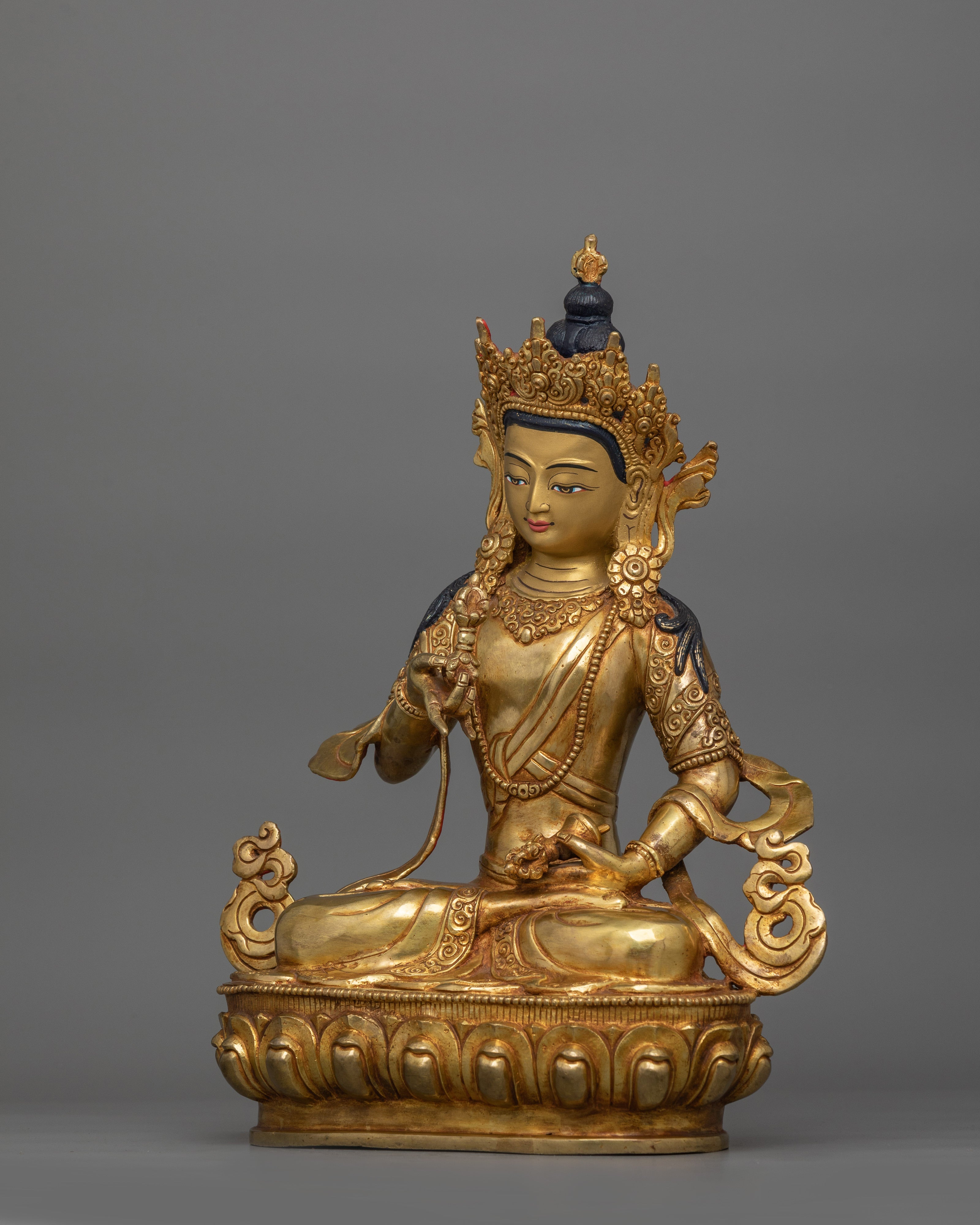 Deity of Purification Vajrasattva Sculpture | Sacred Bodhisattva Figure