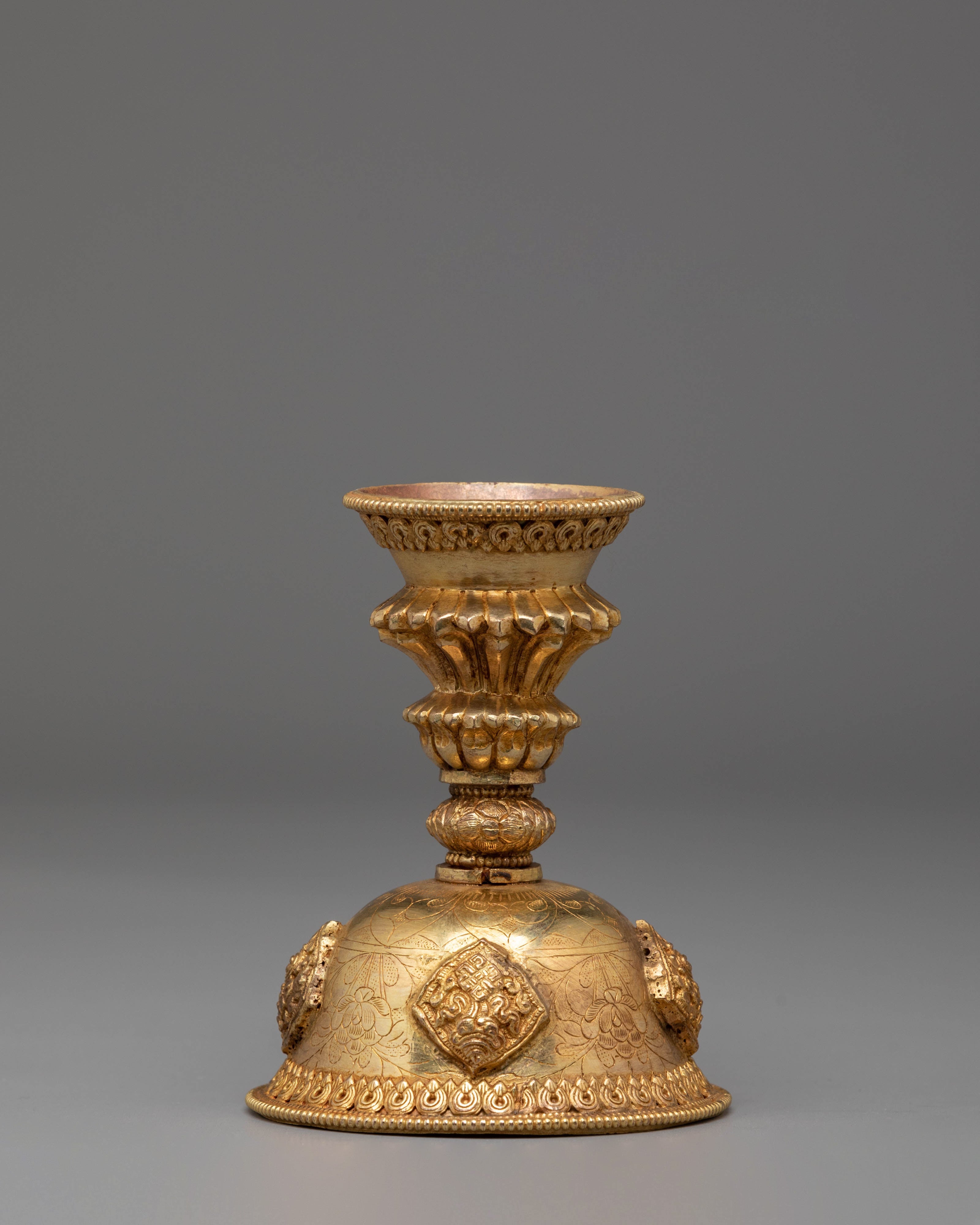 Sacred Buddhist Offering Butter Lamp | Himalayan Ritual Butter Lamp