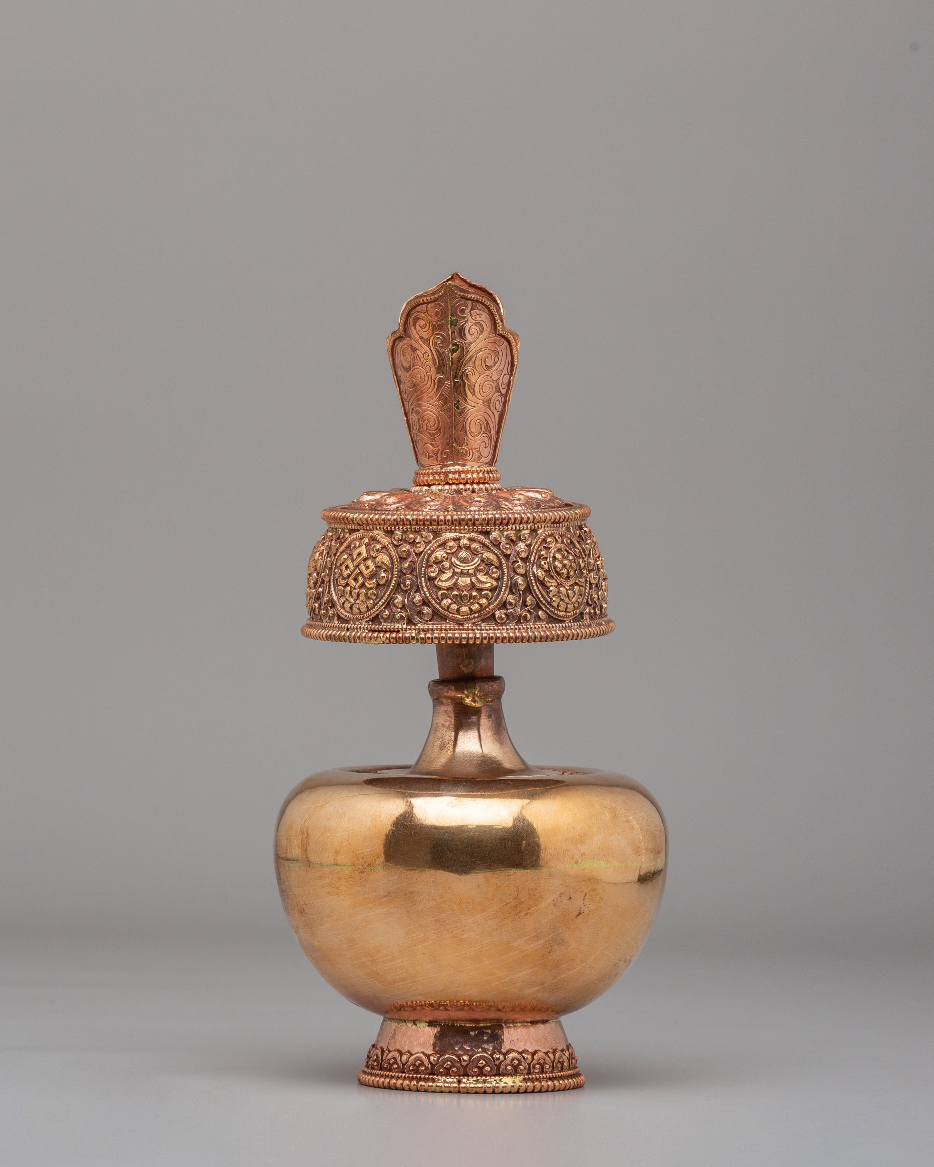 Tibetan Bhumba Offering Vase | Buddhist Ritual Water Vessel