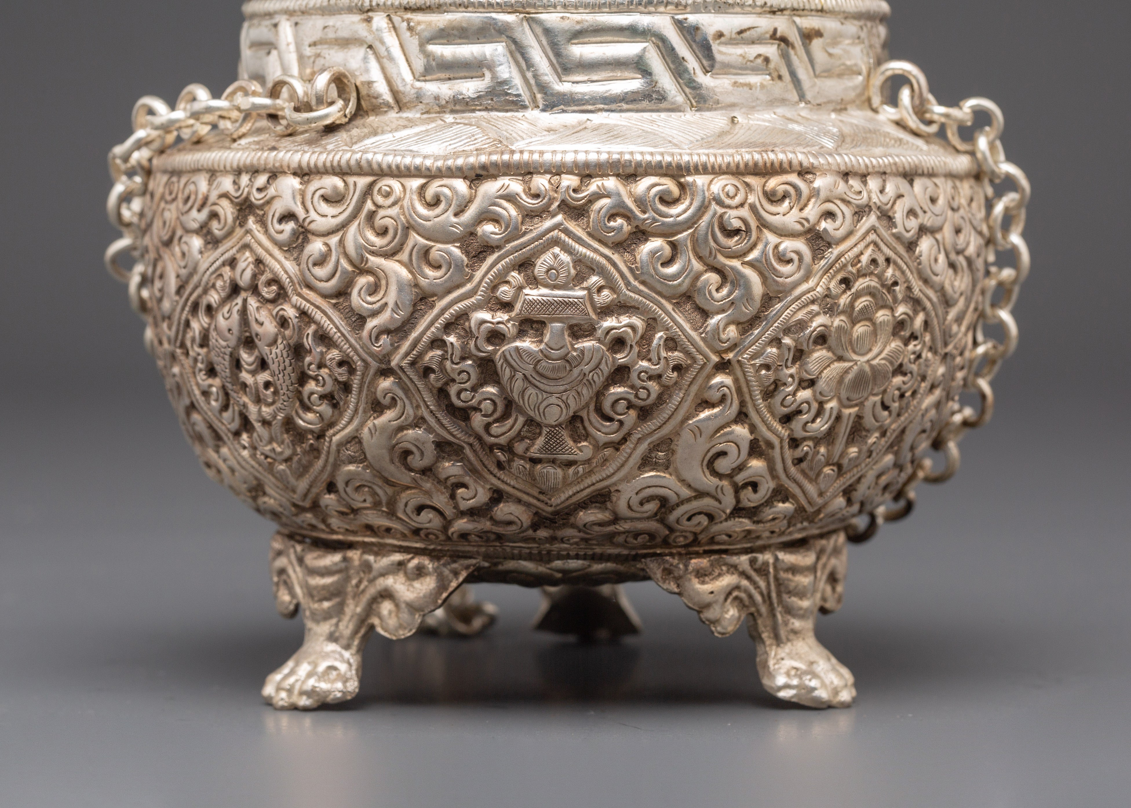 Copper Silver Plated-Incense Burner for Mindfulness & Rituals
