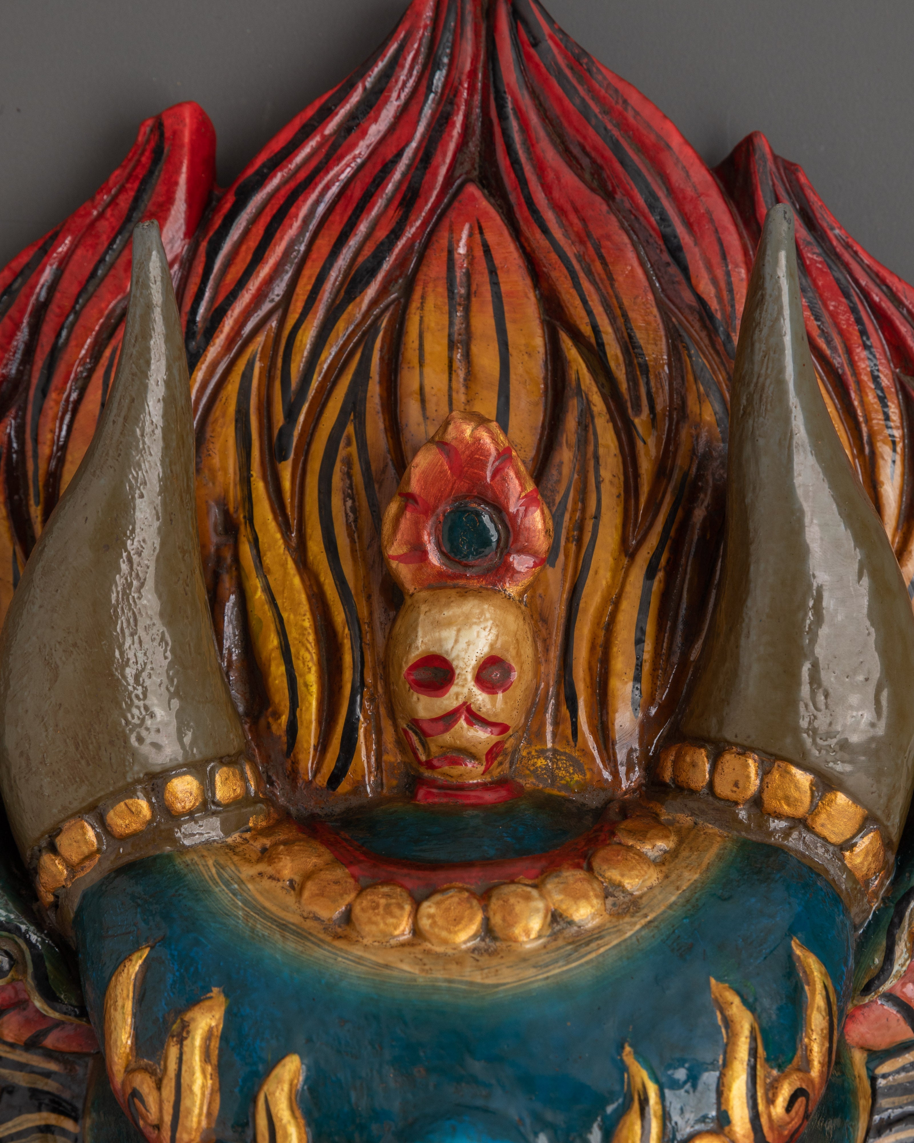 Fierce Expression Wall Mask | For Sacred Spaces