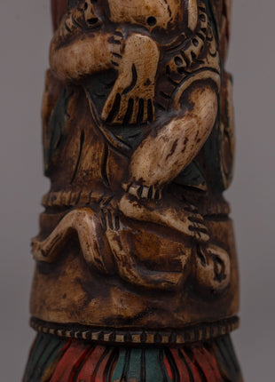 Handcrafted Mahakala Deity Statue | Protector of Tibetan Buddhism