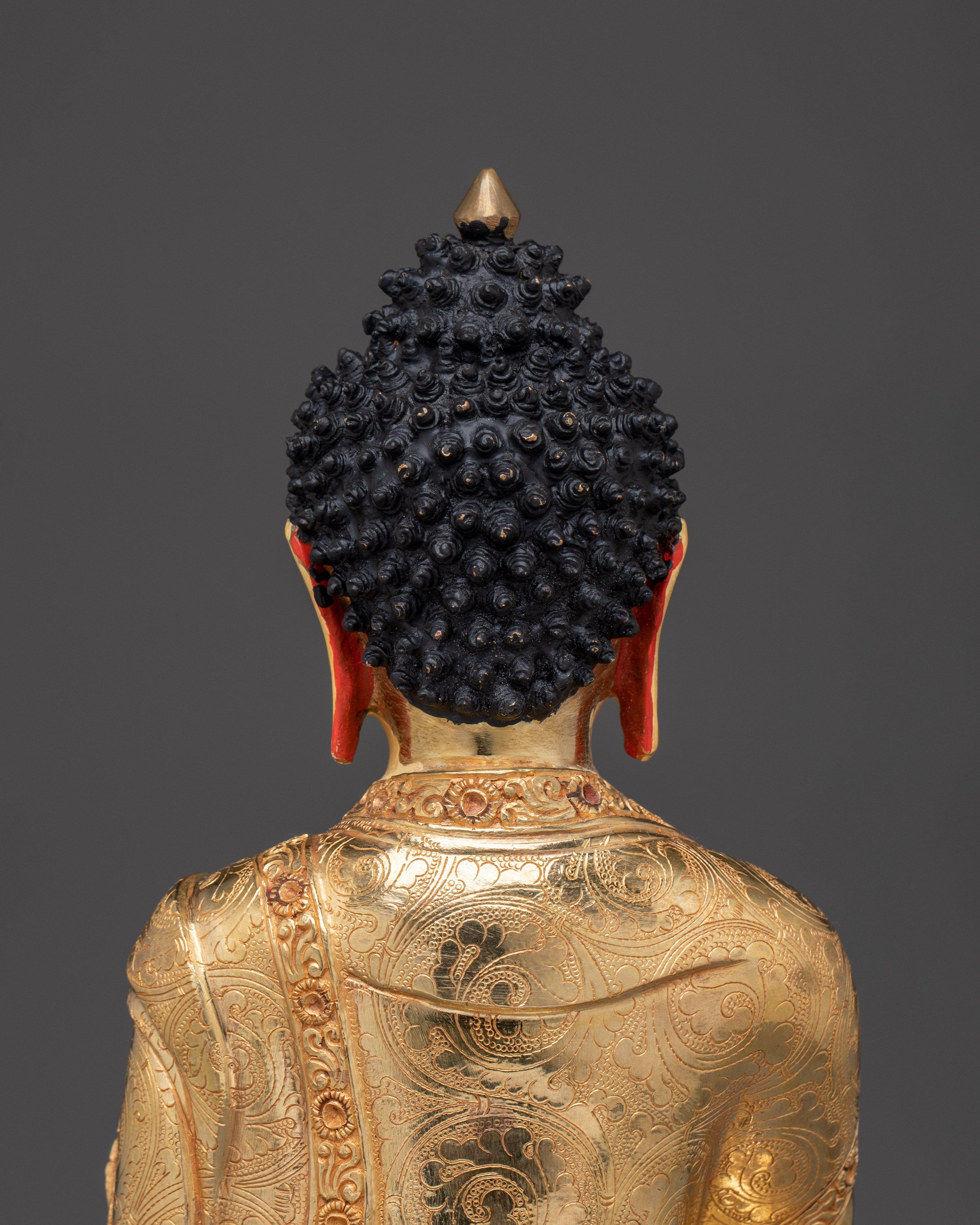 Sangay Shakyamuni The Enlightened One | Traditionally 24K Gold Gilded Statue