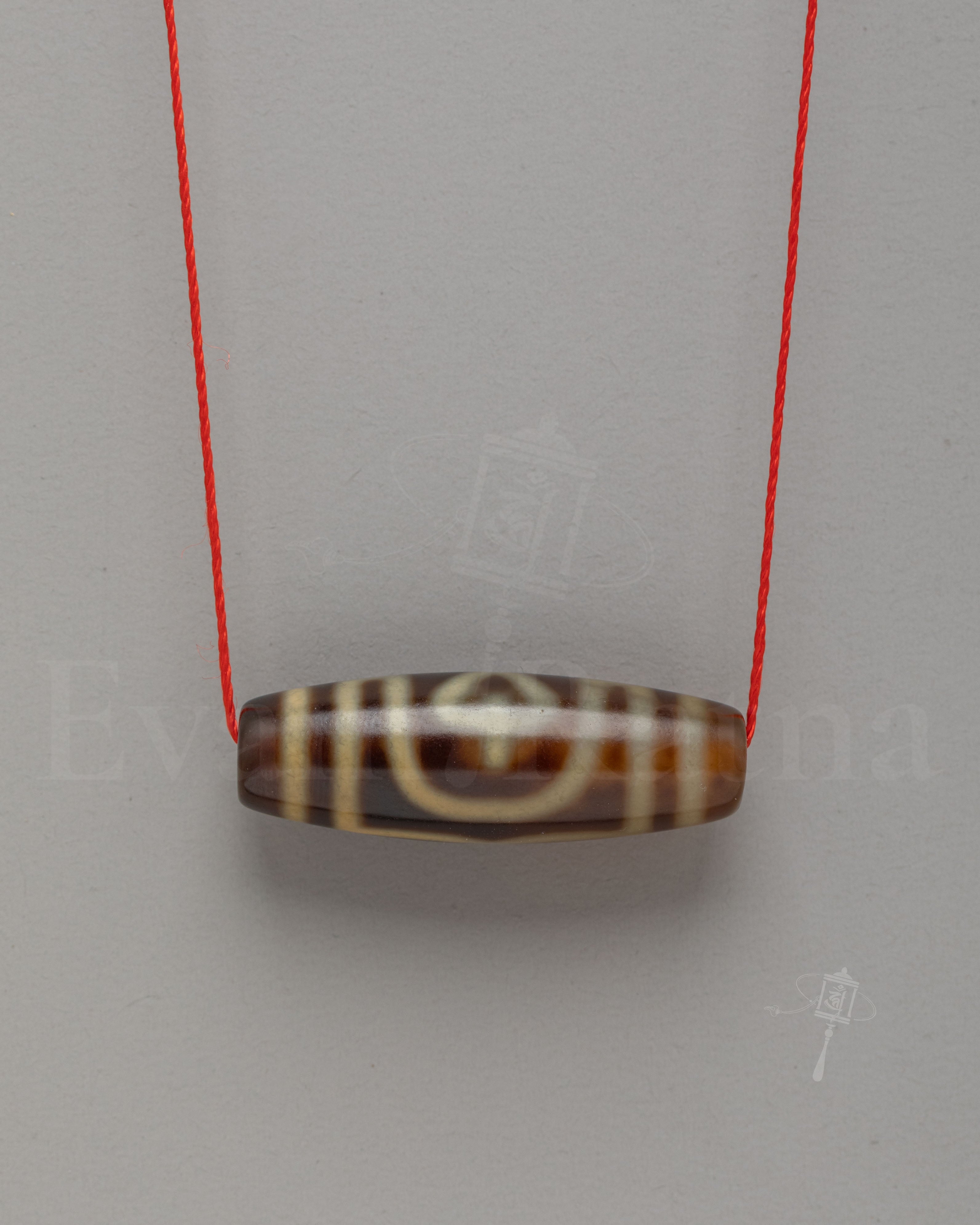 Traditional Buddhist Beads Locket | Agate Dzi Beads Spiritual Jewelry