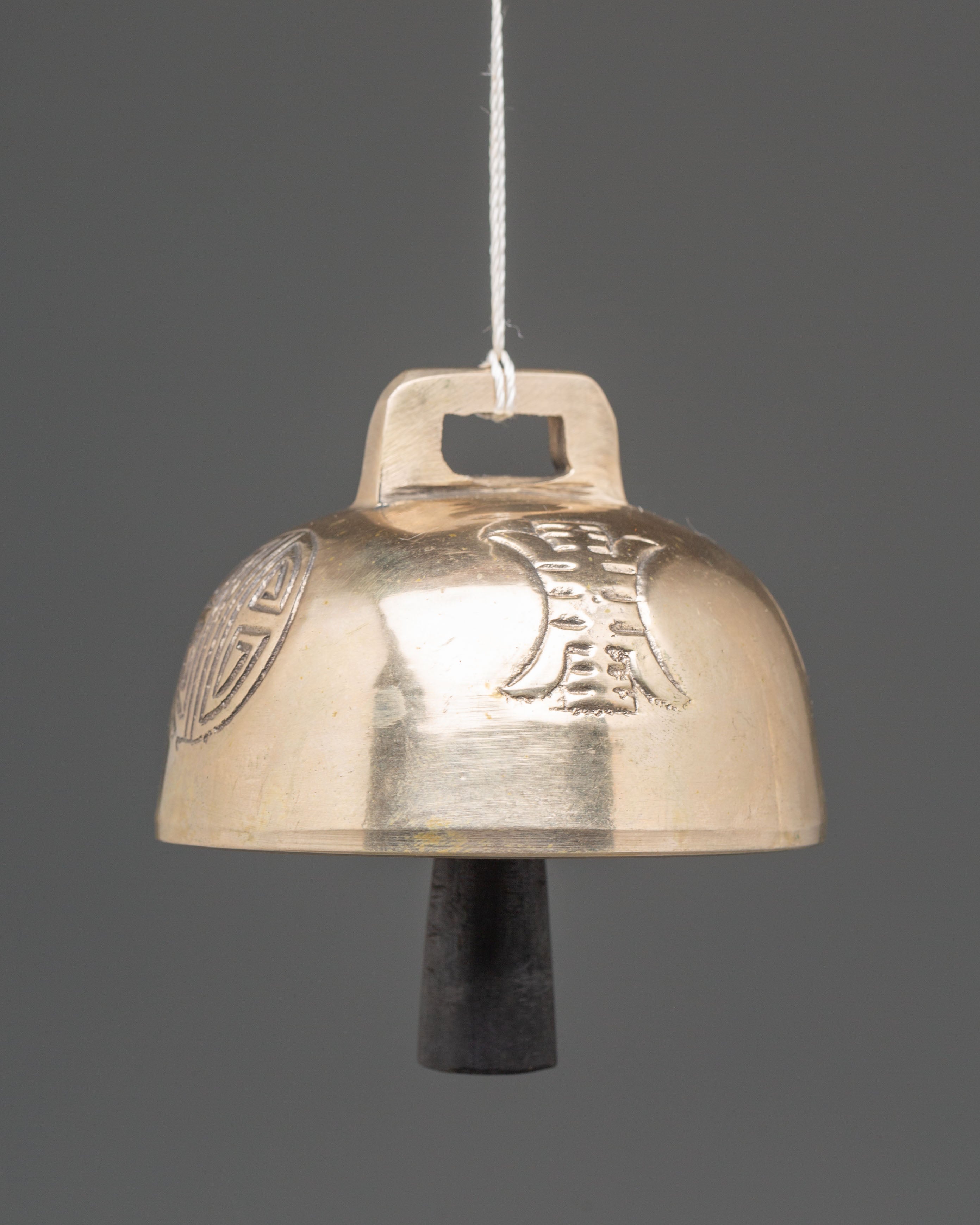 Tibetan Brass Hanging Bell 