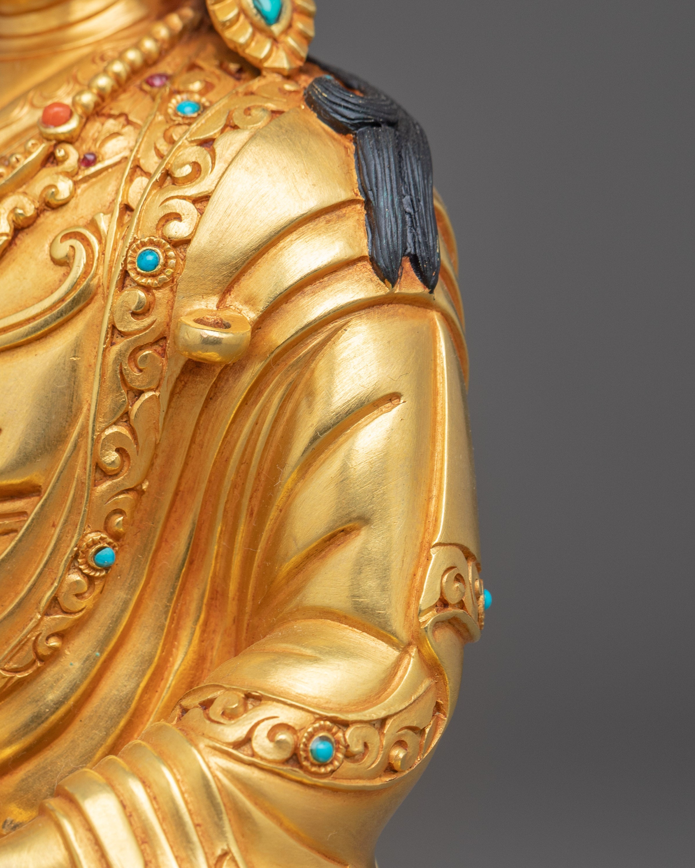 Golden Guru Padmasambhava Statue | Discover Enlightenment