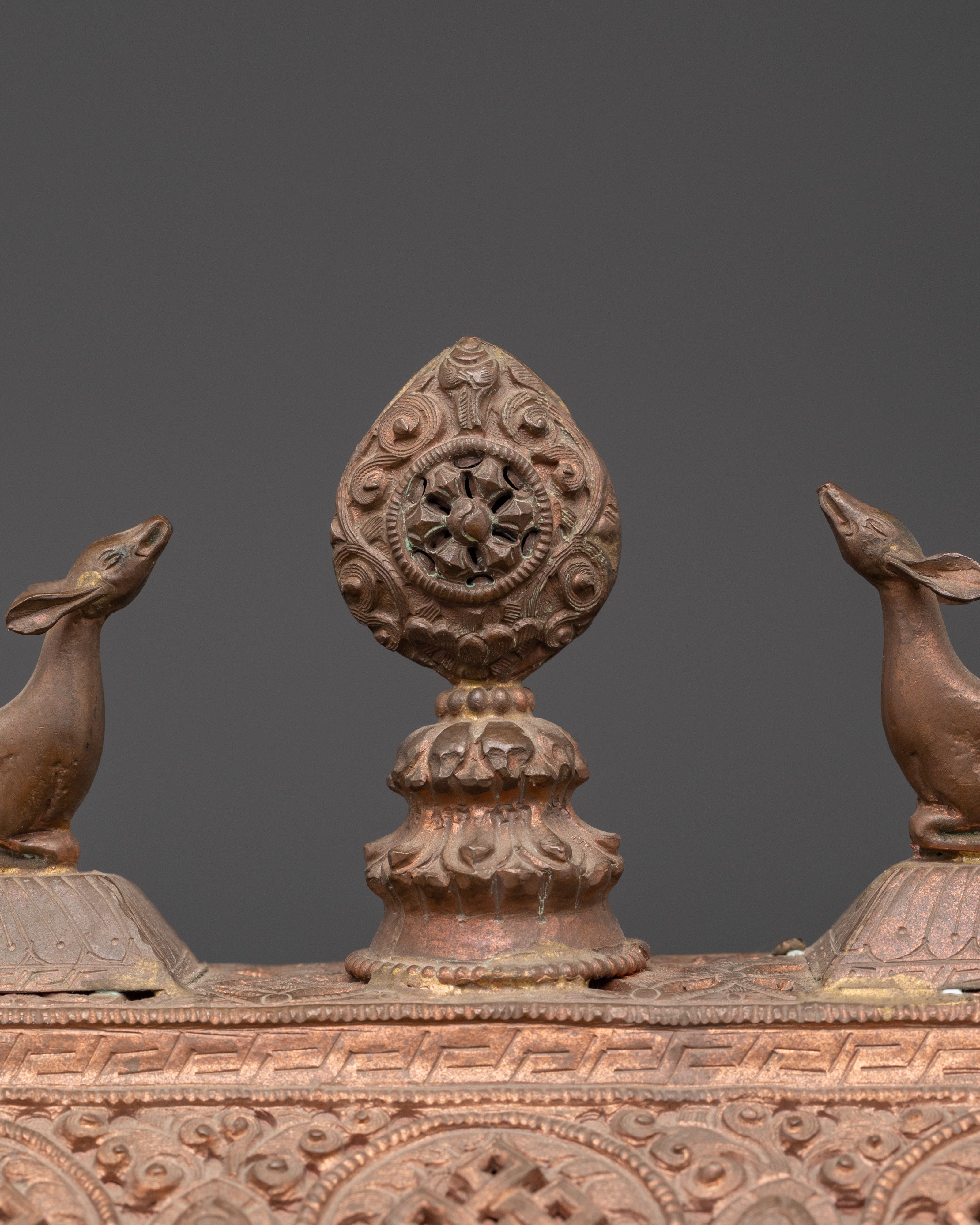 Tibetan Ritual Incense Burner | Handcrafted Copper Incense Burner for Sacred Ceremonies