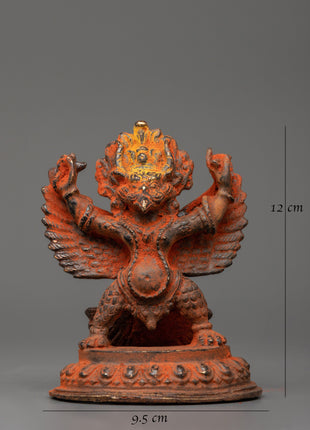 Garuda Spiritual Brass Statue | Divine Protector and Symbol of Strength