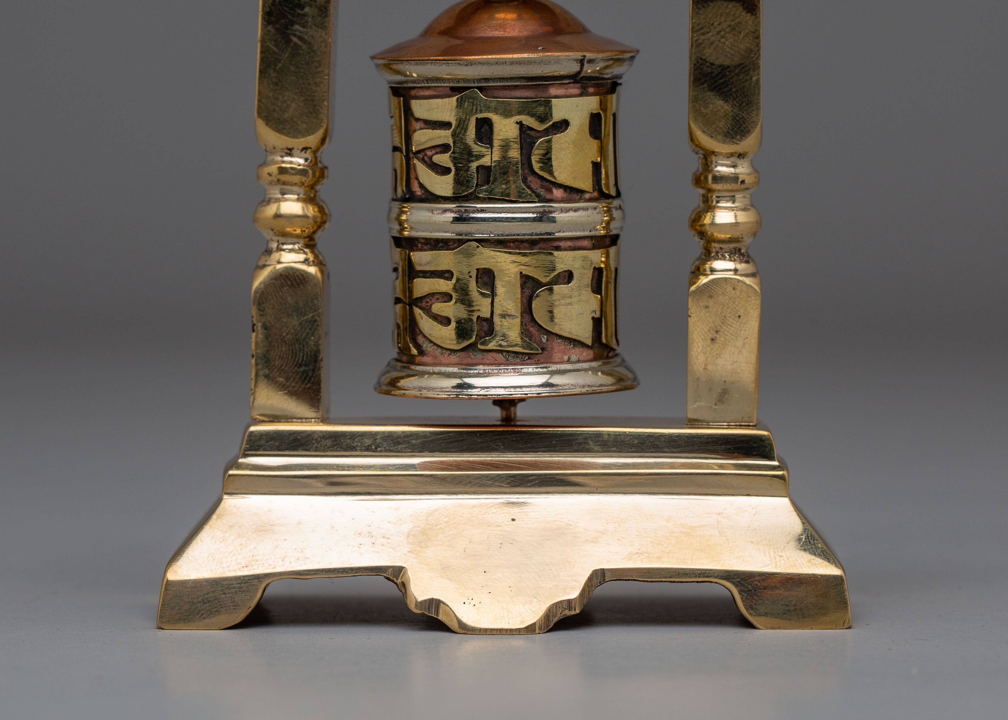 Scared Tibetan Prayer Wheel | Handcrafted Spiritual Tool for Meditation