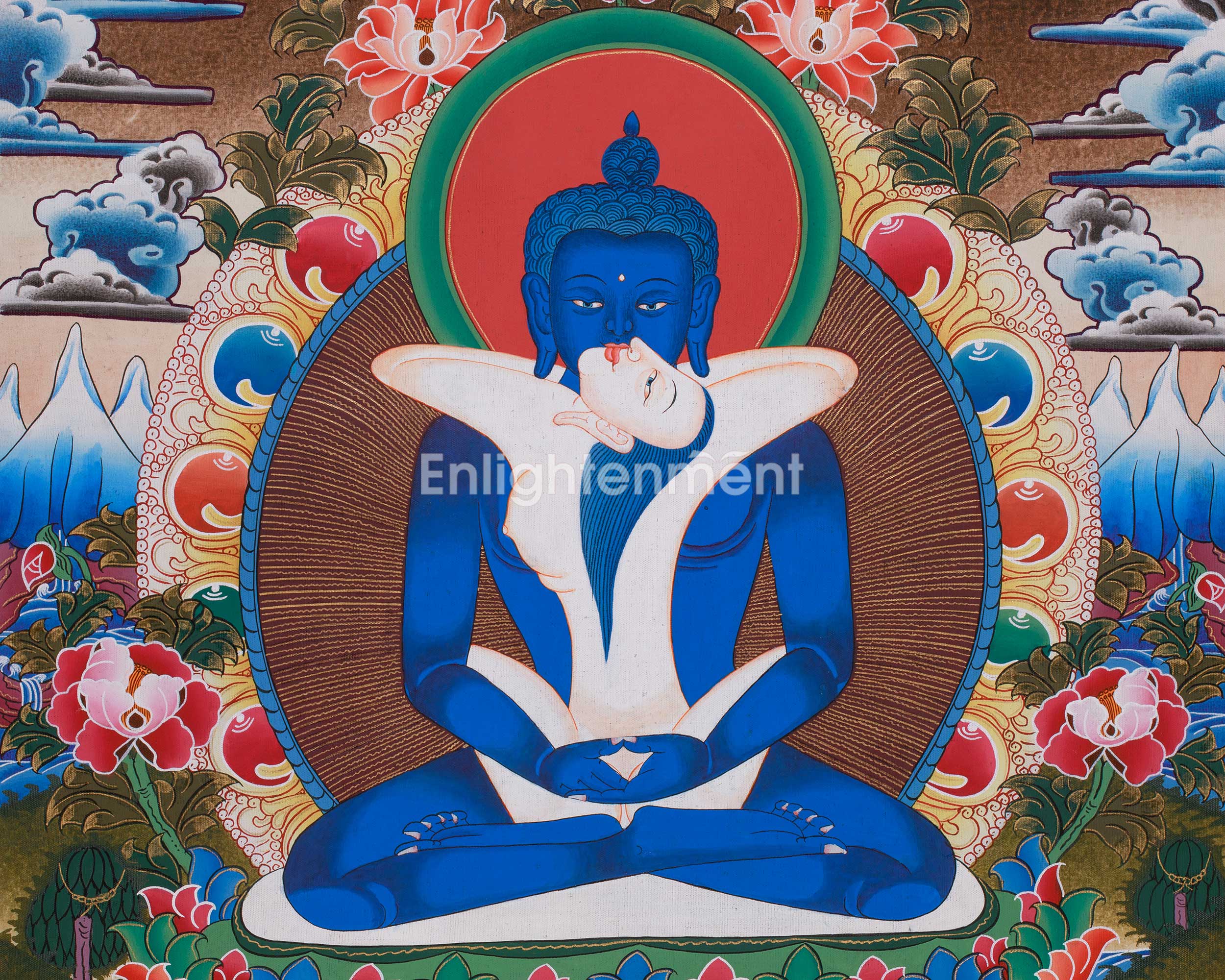 Buddha Samantabhadra Thangka | Tantric Union of Wisdom & Compassion