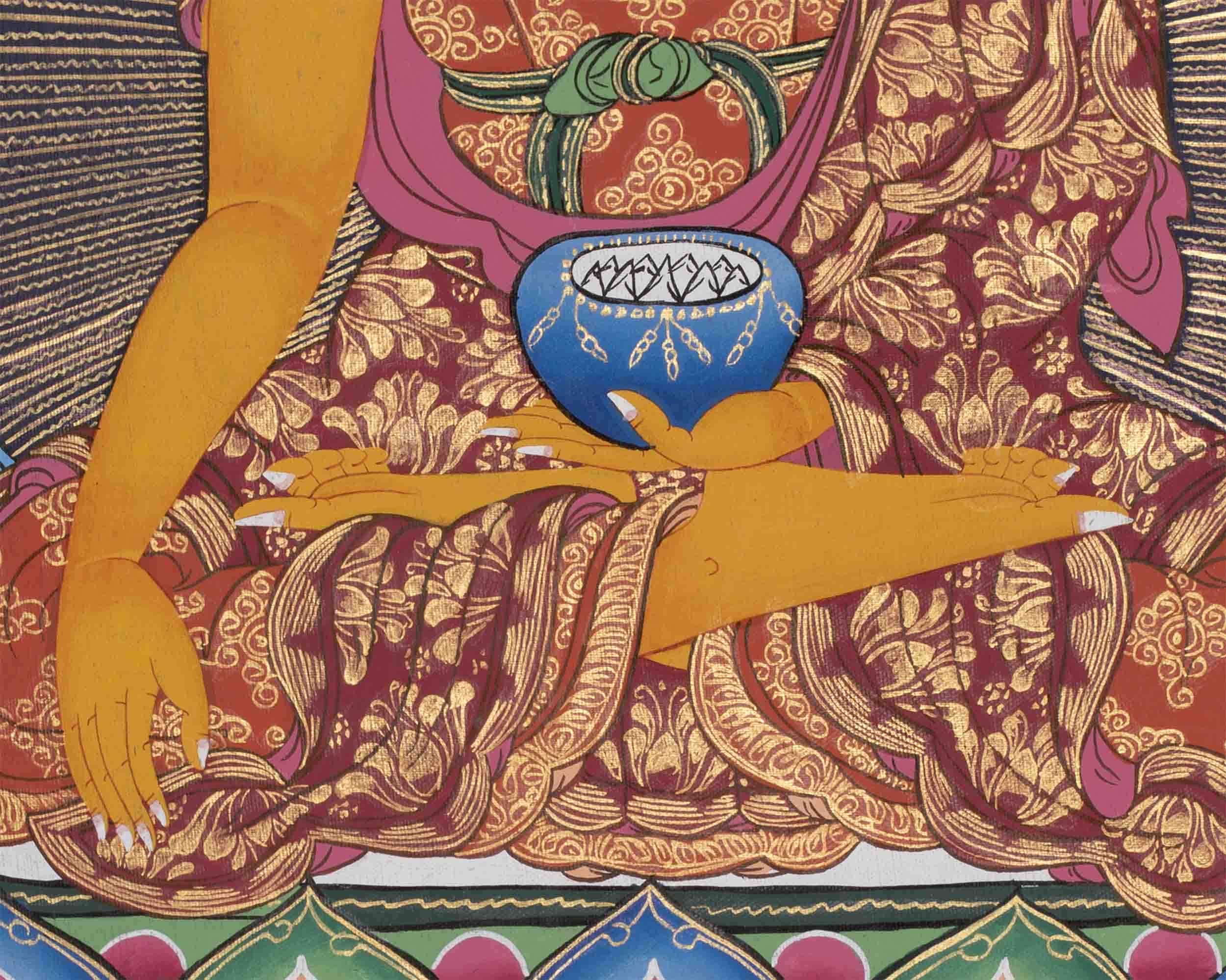 Gautama Shakyamuni Buddha Thangka | Tibetan Buddhism Painting