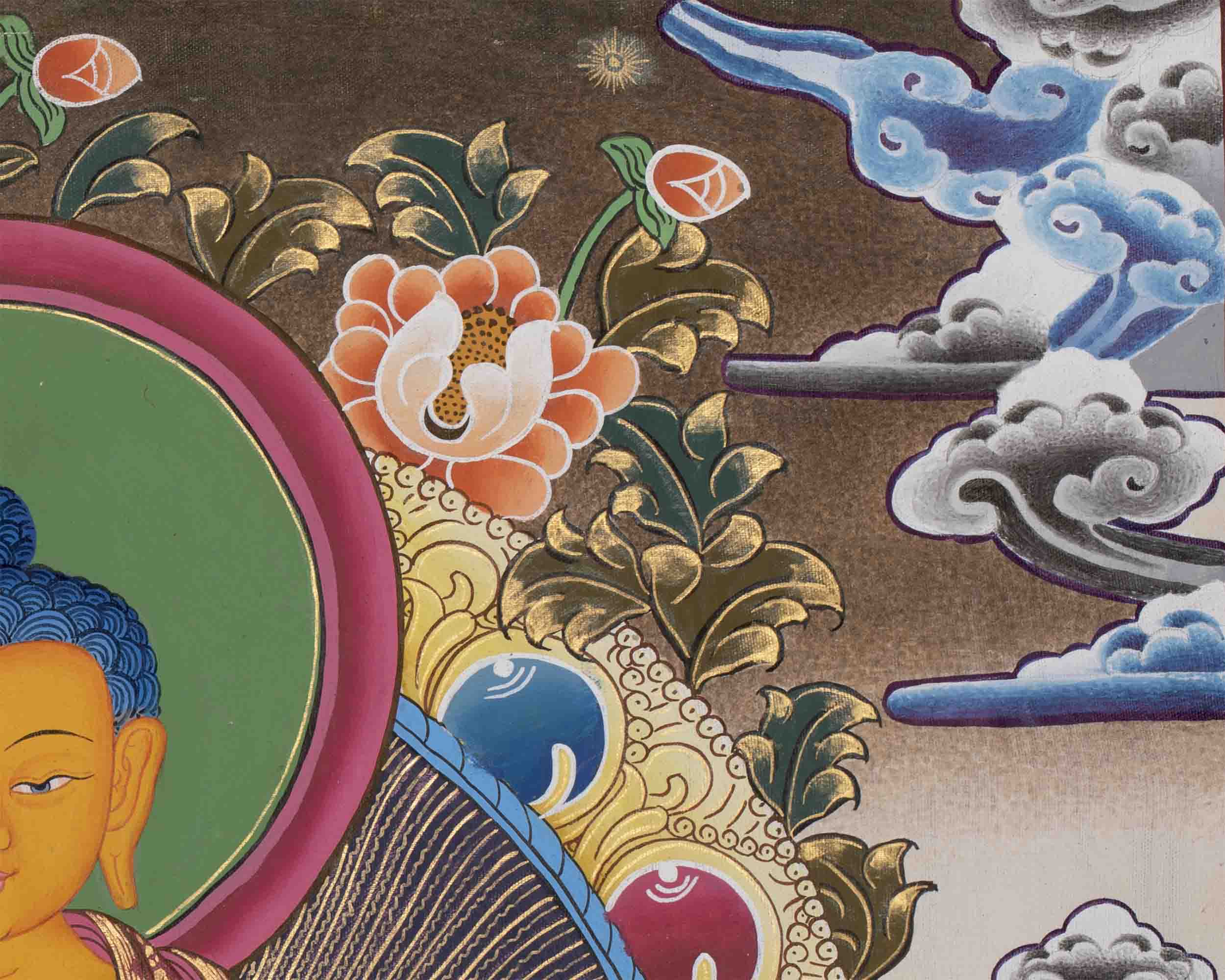 Gautama Shakyamuni Buddha Thangka | Tibetan Buddhism Painting