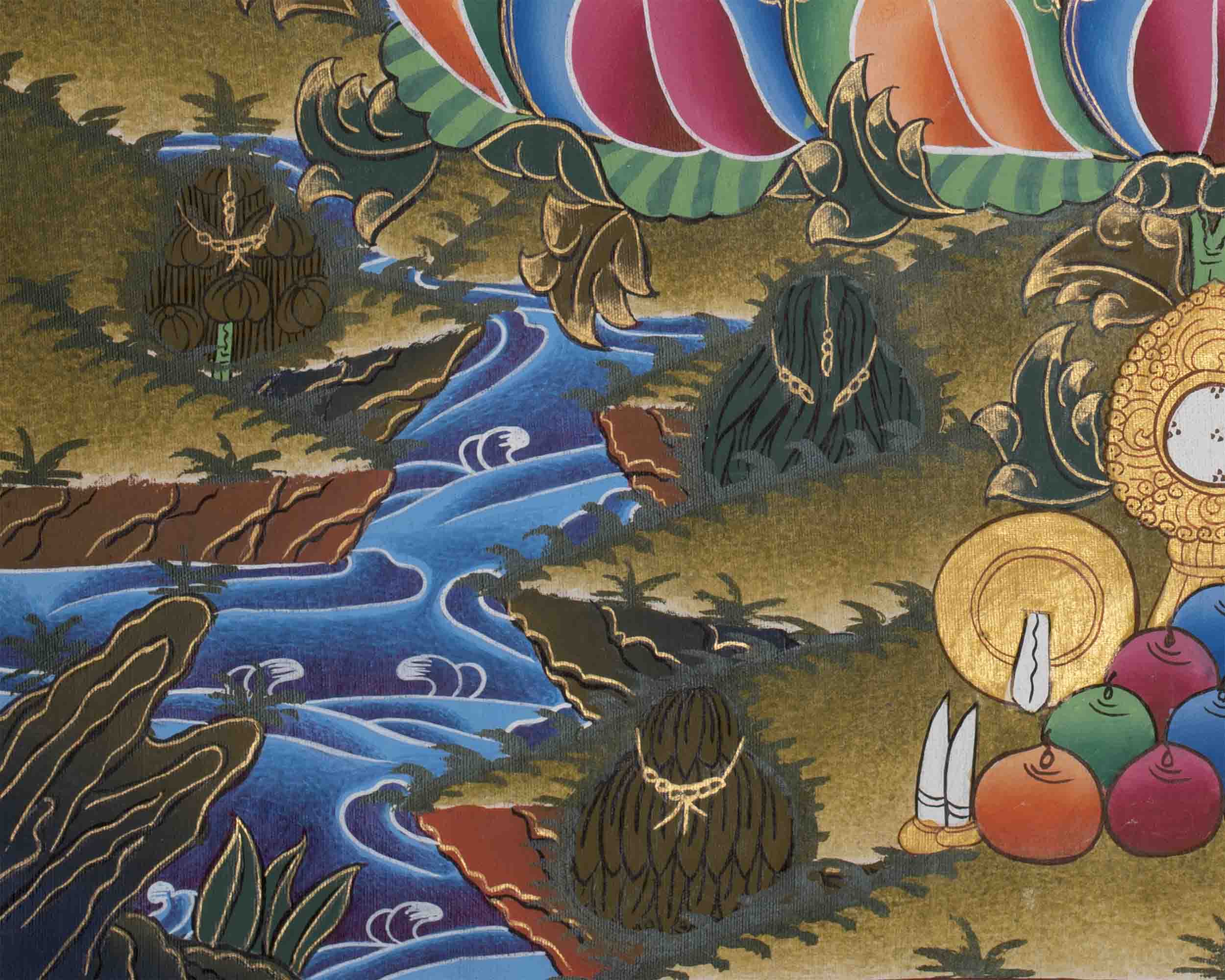 Gautama Shakyamuni Buddha Thangka | Tibetan Buddhism Painting
