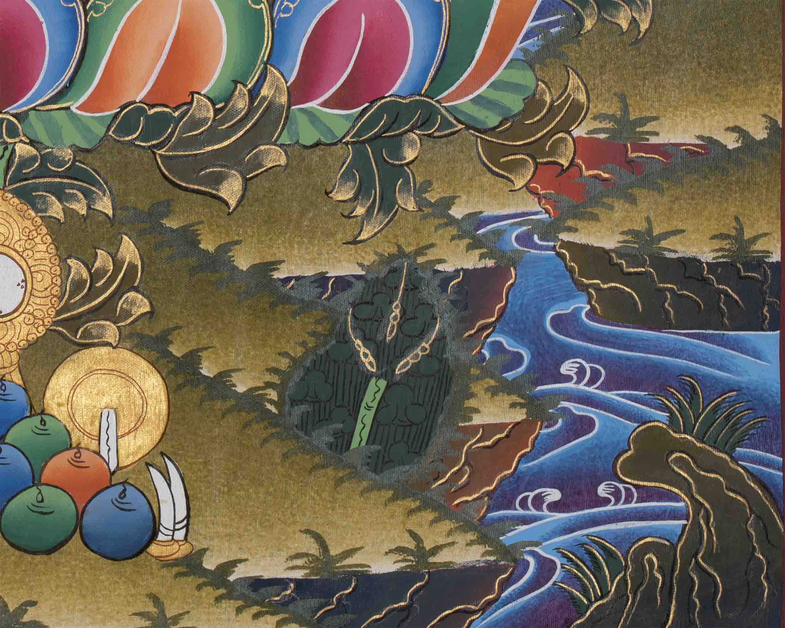 Gautama Shakyamuni Buddha Thangka | Tibetan Buddhism Painting