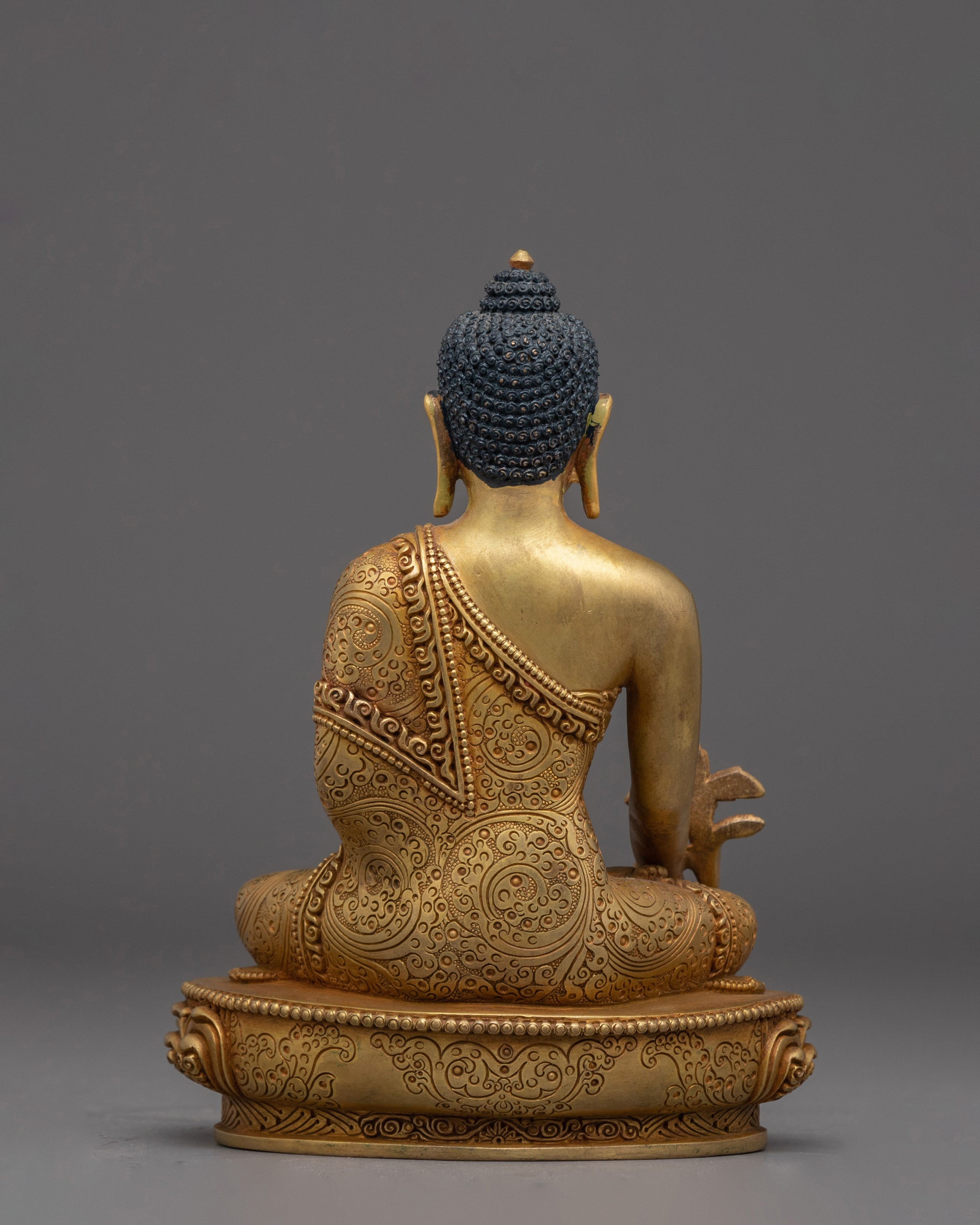 Copper Supreme Healer Medicine Buddha Statue | Powerful Tibetan Sculpture for Wellness