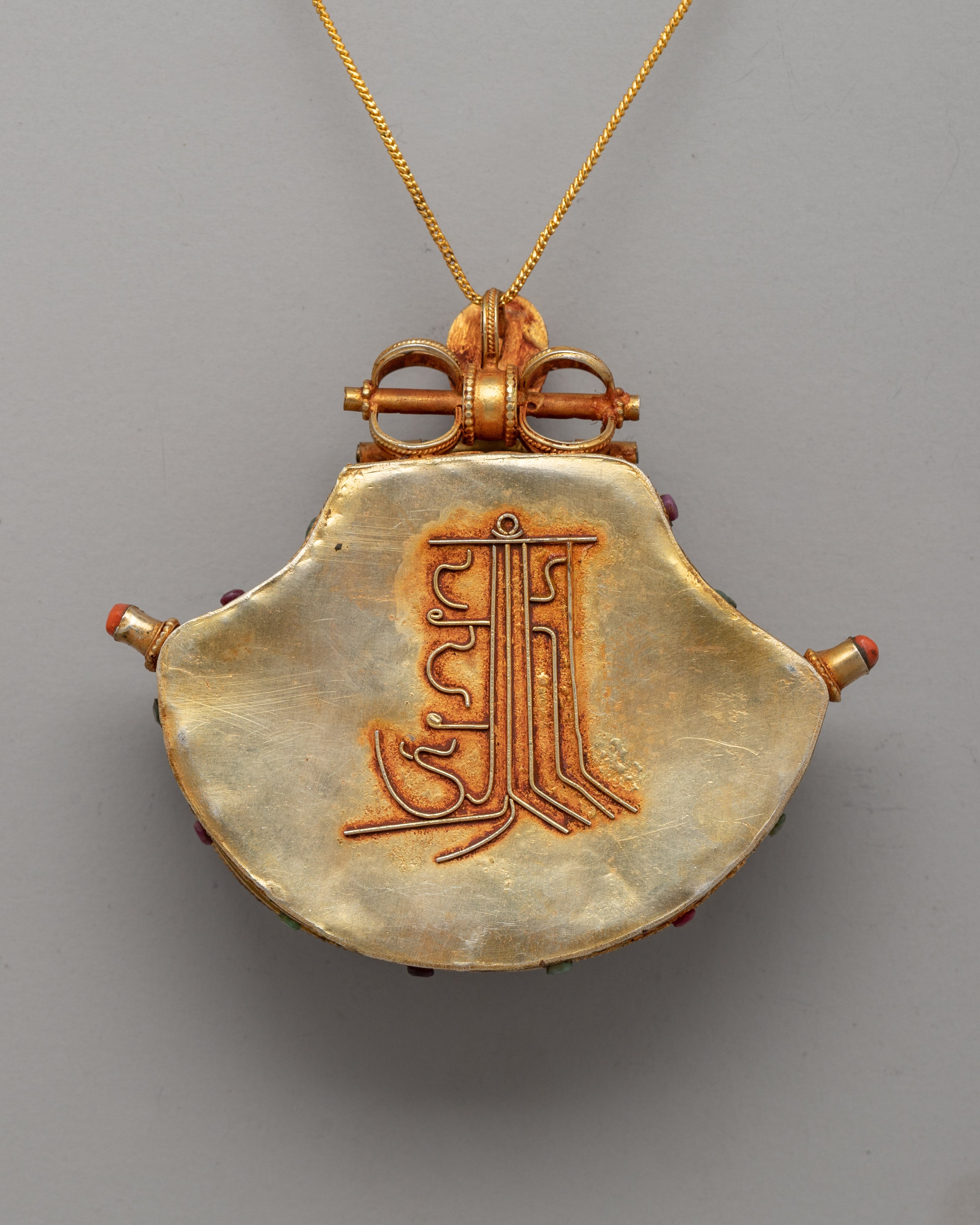 Tibetan Wrathful Deity Locket | Powerful Tibetan Ghau Prayer Amulet