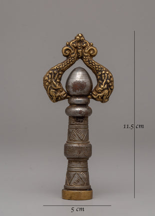 Handcrafted Iron and Brass Stamp | Perfect For Cultural Home Decor