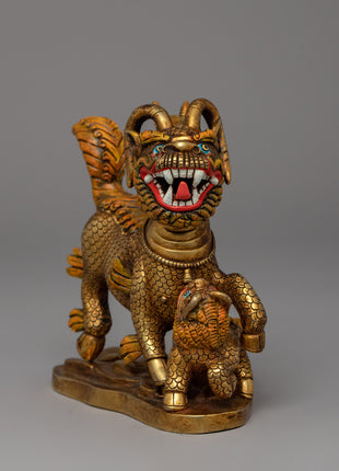 Ferocious Lion Statues | Symbol of Power and Protection