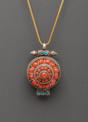 Tibetan Ghau Box Pendant