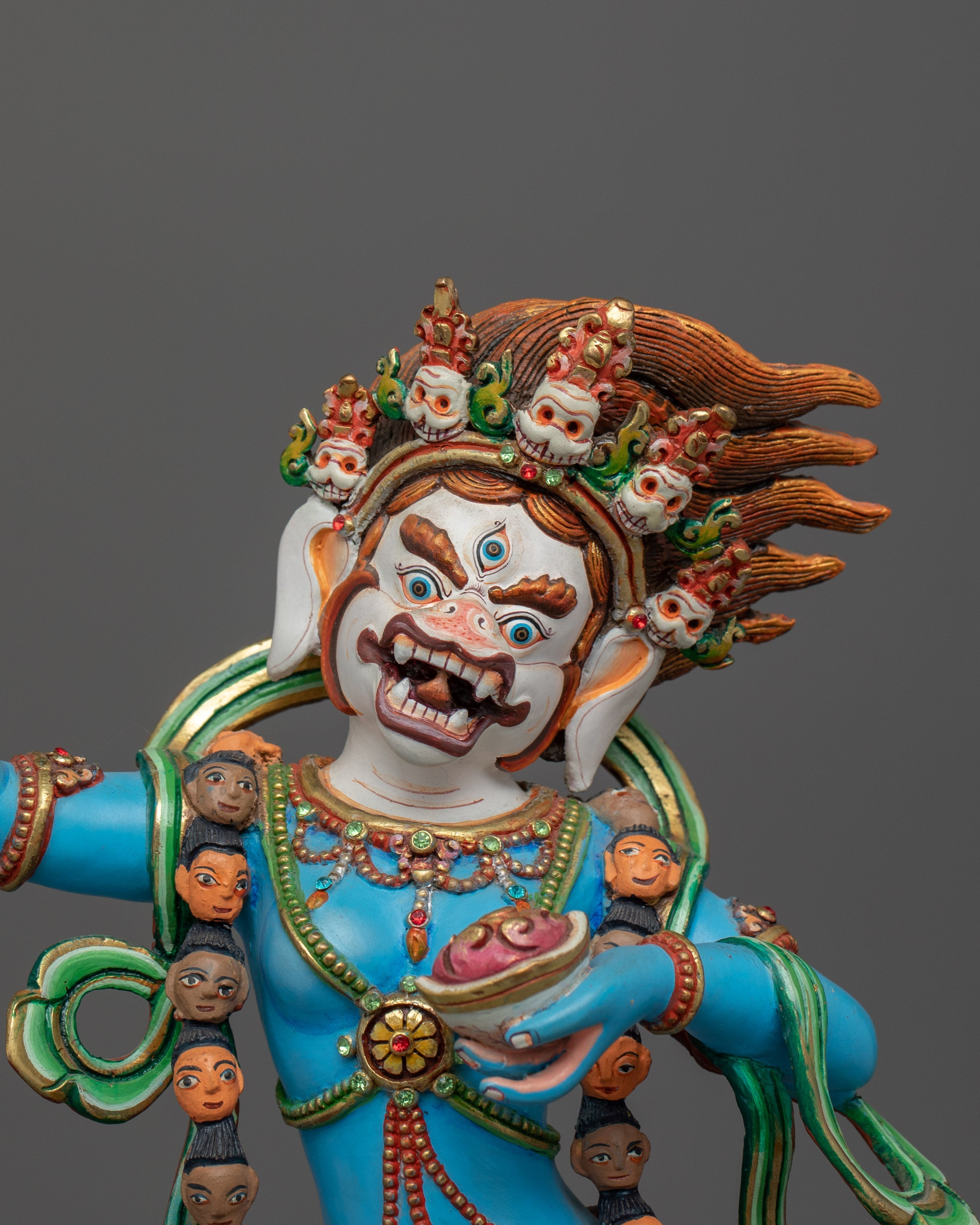 Religious Singhamukha Yogini Lion Faced Dakini Statue | Pure Land Dakini