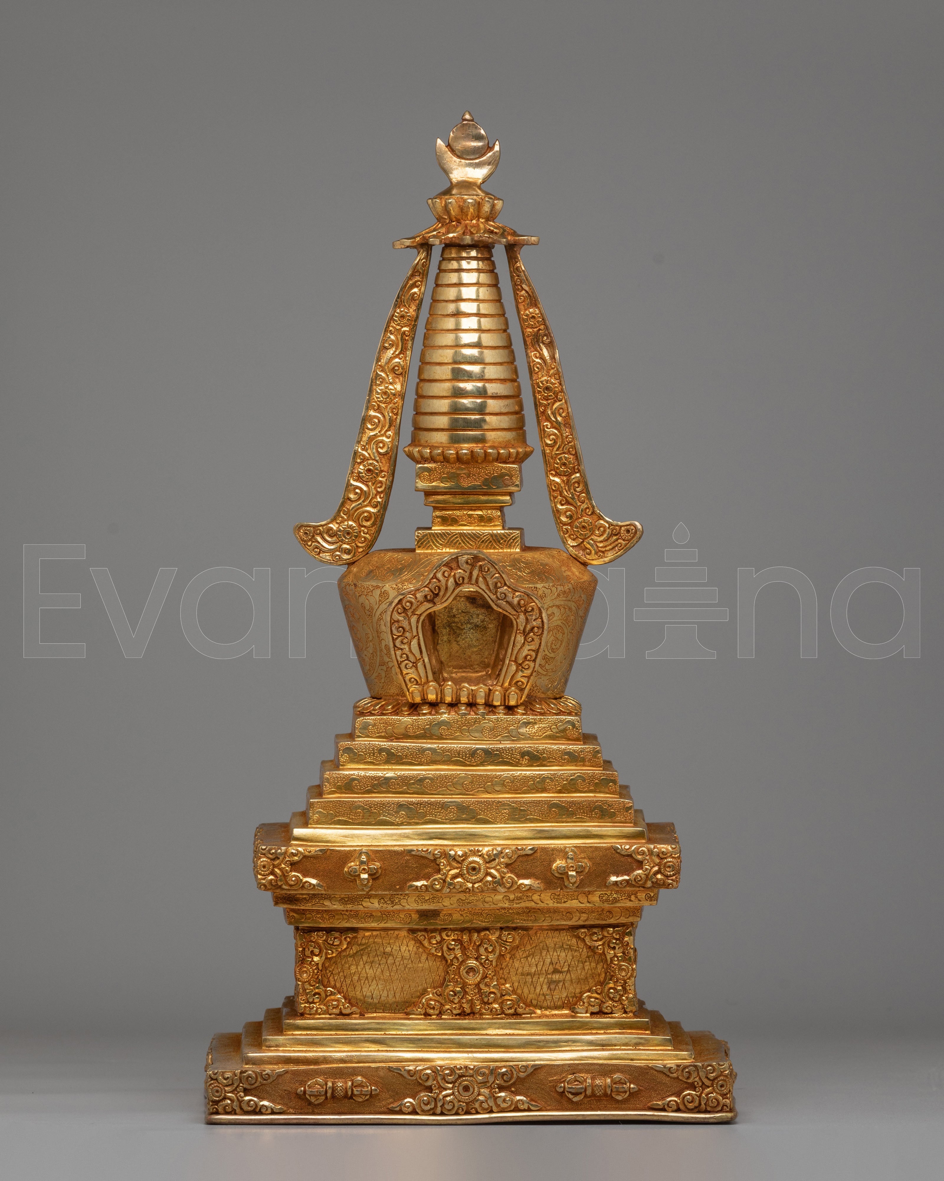 Handmade Buddhist Stupa for Peace | Symbol of Enlightenment