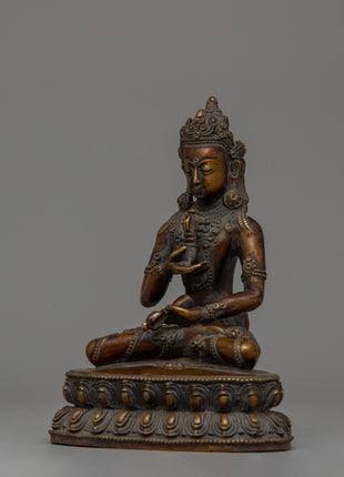 Handcrafted Vajrasattva Statue | Tibetan Buddhist Deity