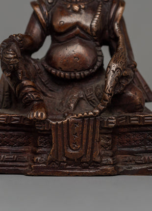 Himalayan Dzambhala Wealth God Sculpture | The Wealth God of Prosperity