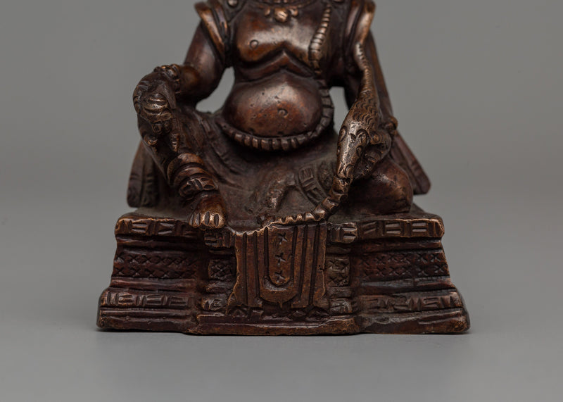 Himalayan Dzambhala Wealth God Sculpture | The Wealth God of Prosperity