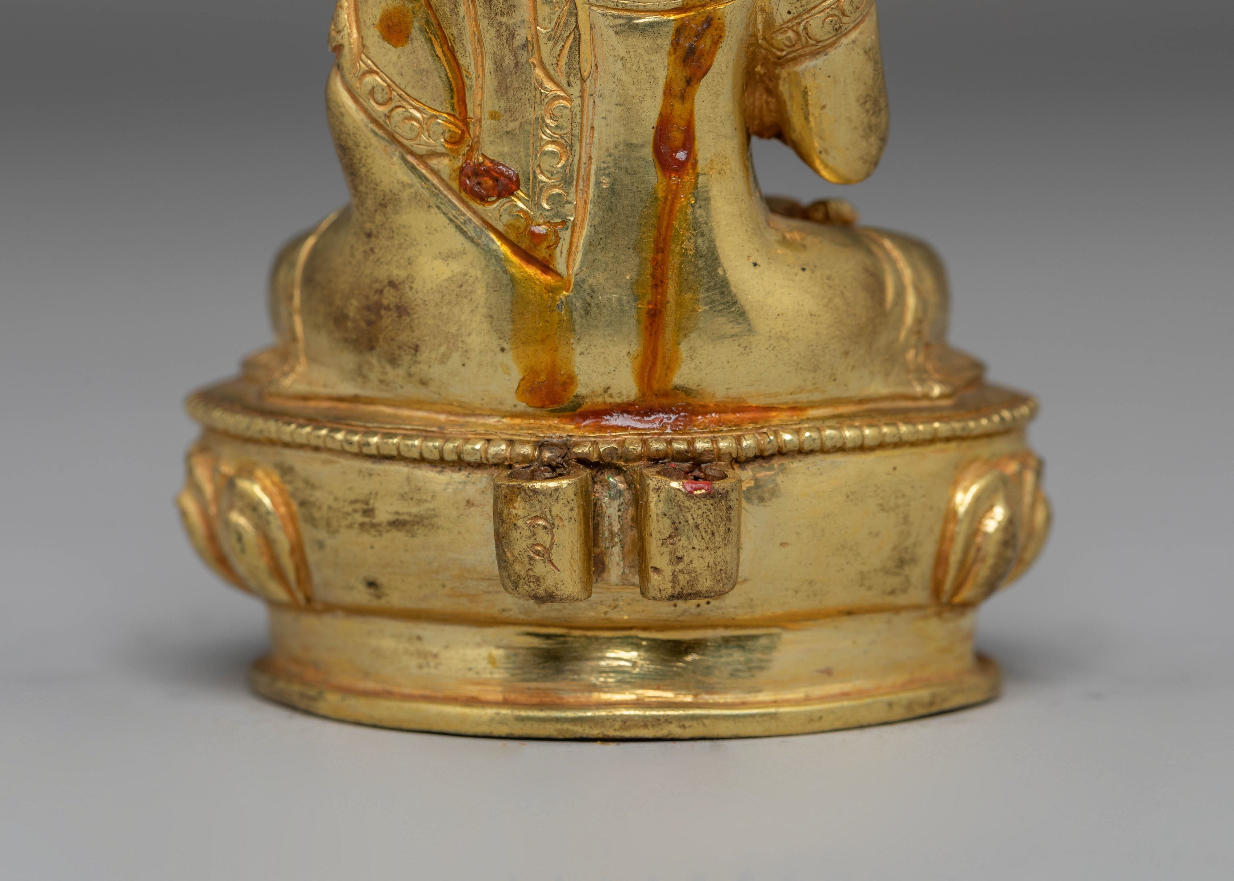 Copper Statue of Amogasiddhi Buddha | The Lord of Karma
