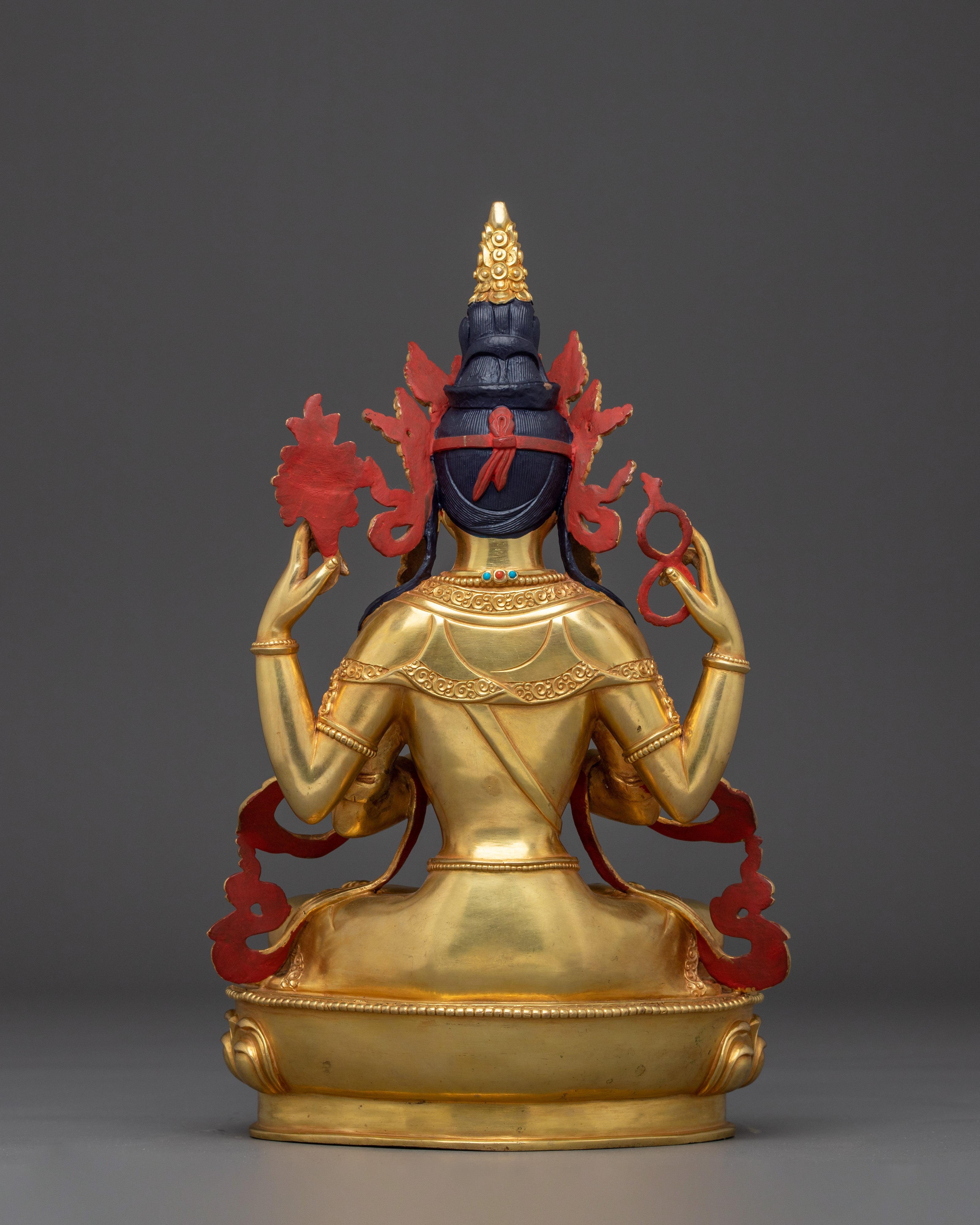 Avalokiteshvara Spiritual Decor | Himalayan Chenrezig Artwork