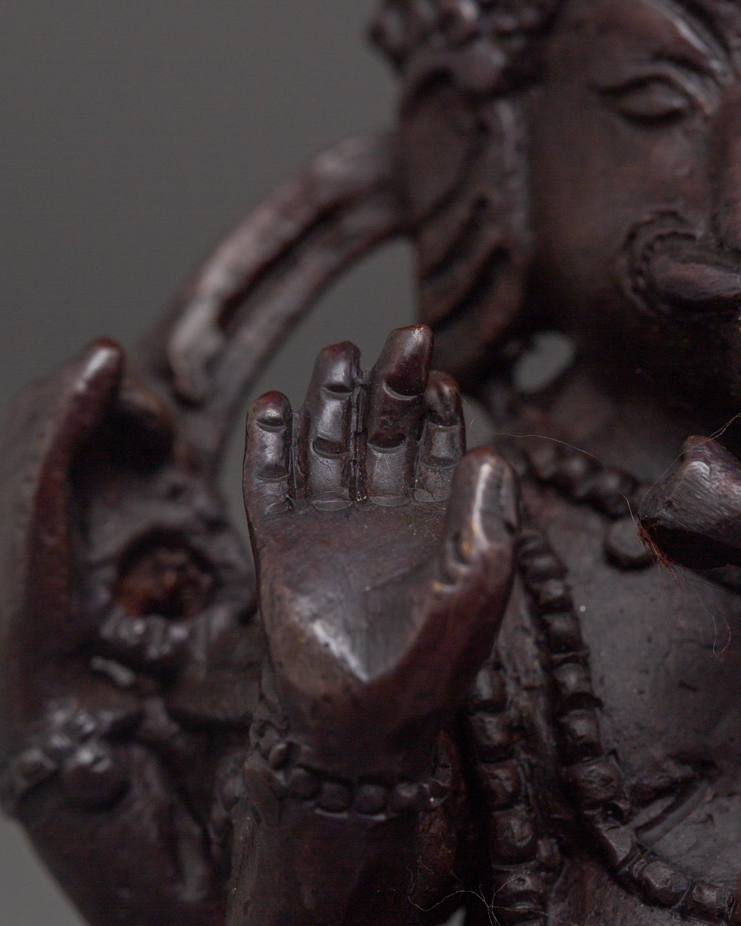 Handcrafted Statue of Lord Ganesha | Oxidized Copper Ganesh Idol