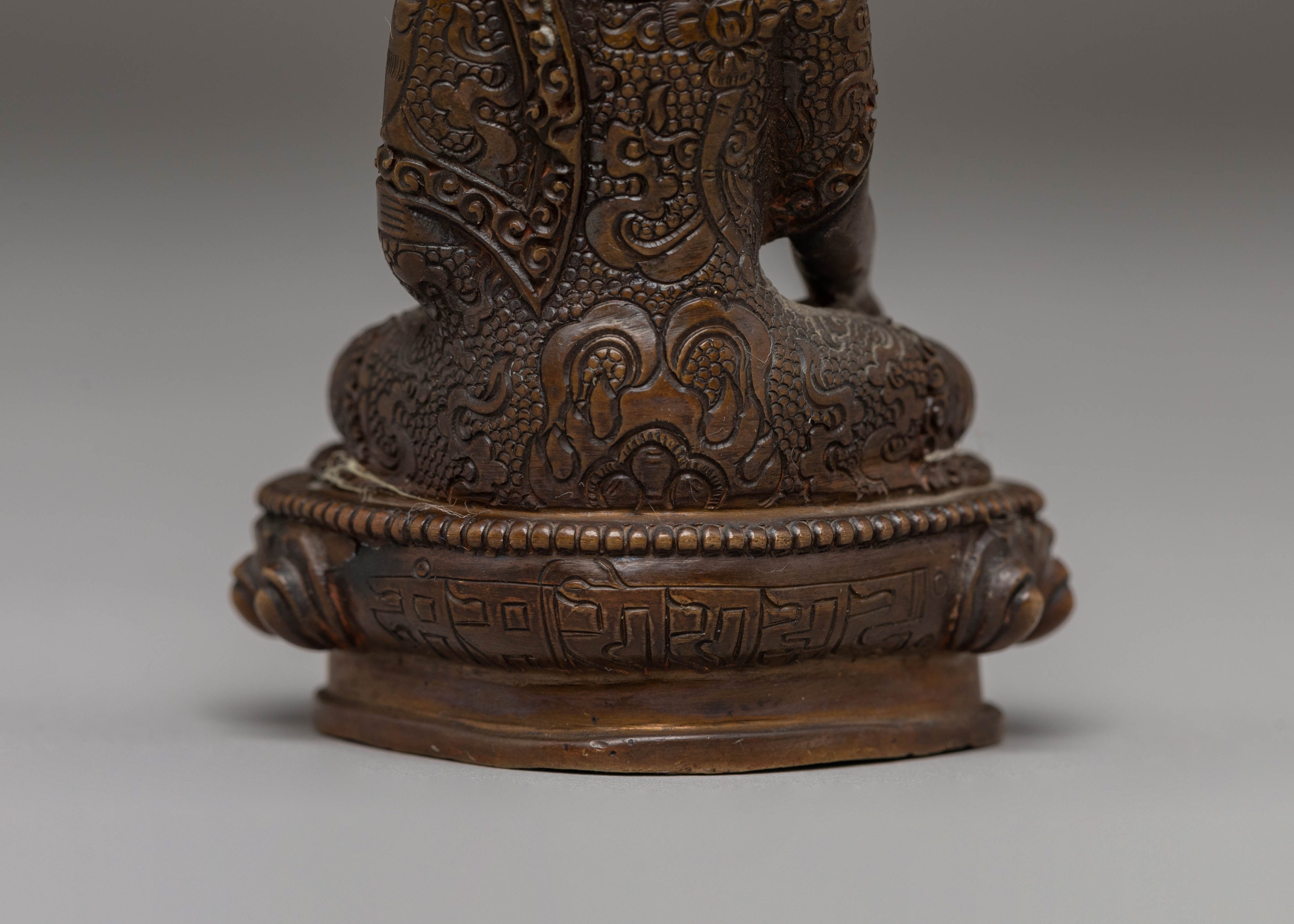 Handmade Buddha Shakyamuni Statue for Decor | Buddhist Sacred Art