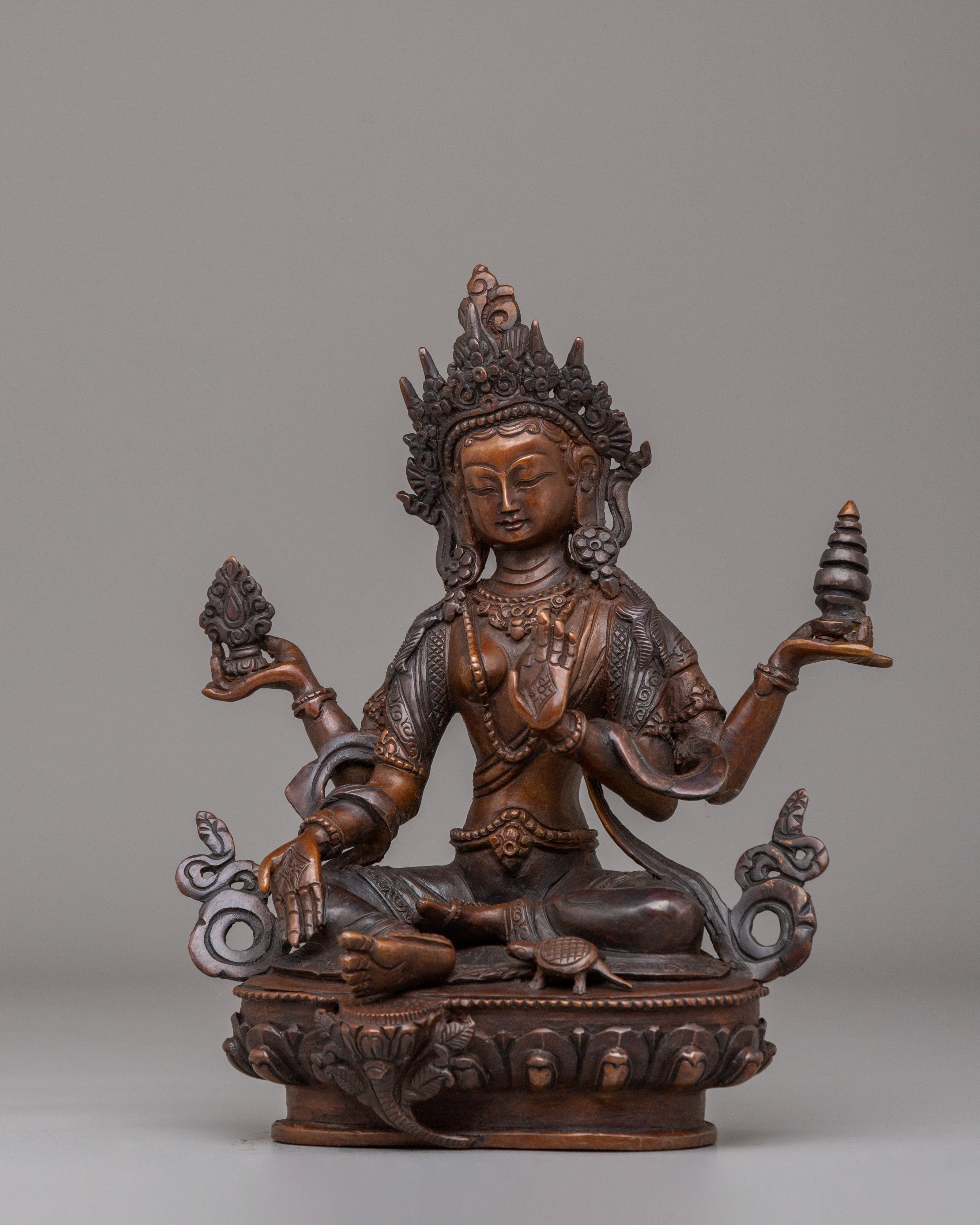 Scared Laxmi Handcrafted Statue | Hindu Deity Figurine