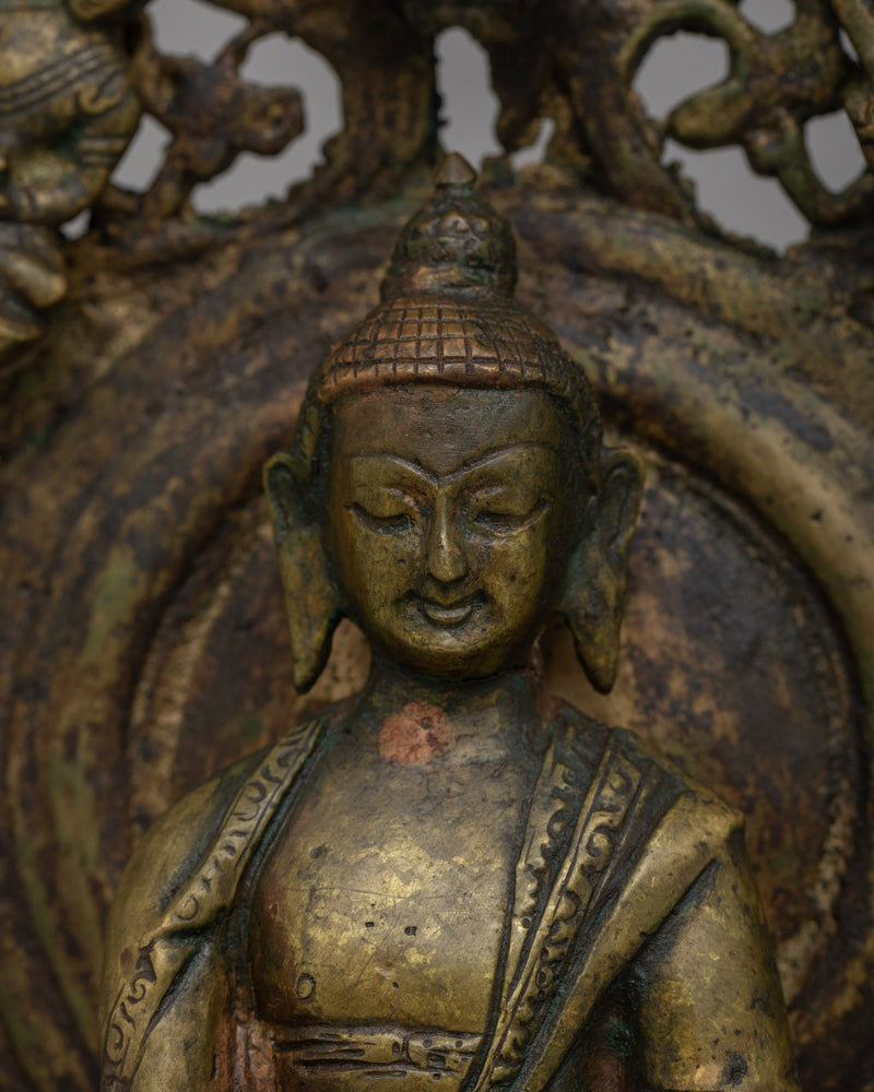 Sacred Shakyamuni Buddha Statue | Traditional Tibetan Art for Inner Peace and Wisdom