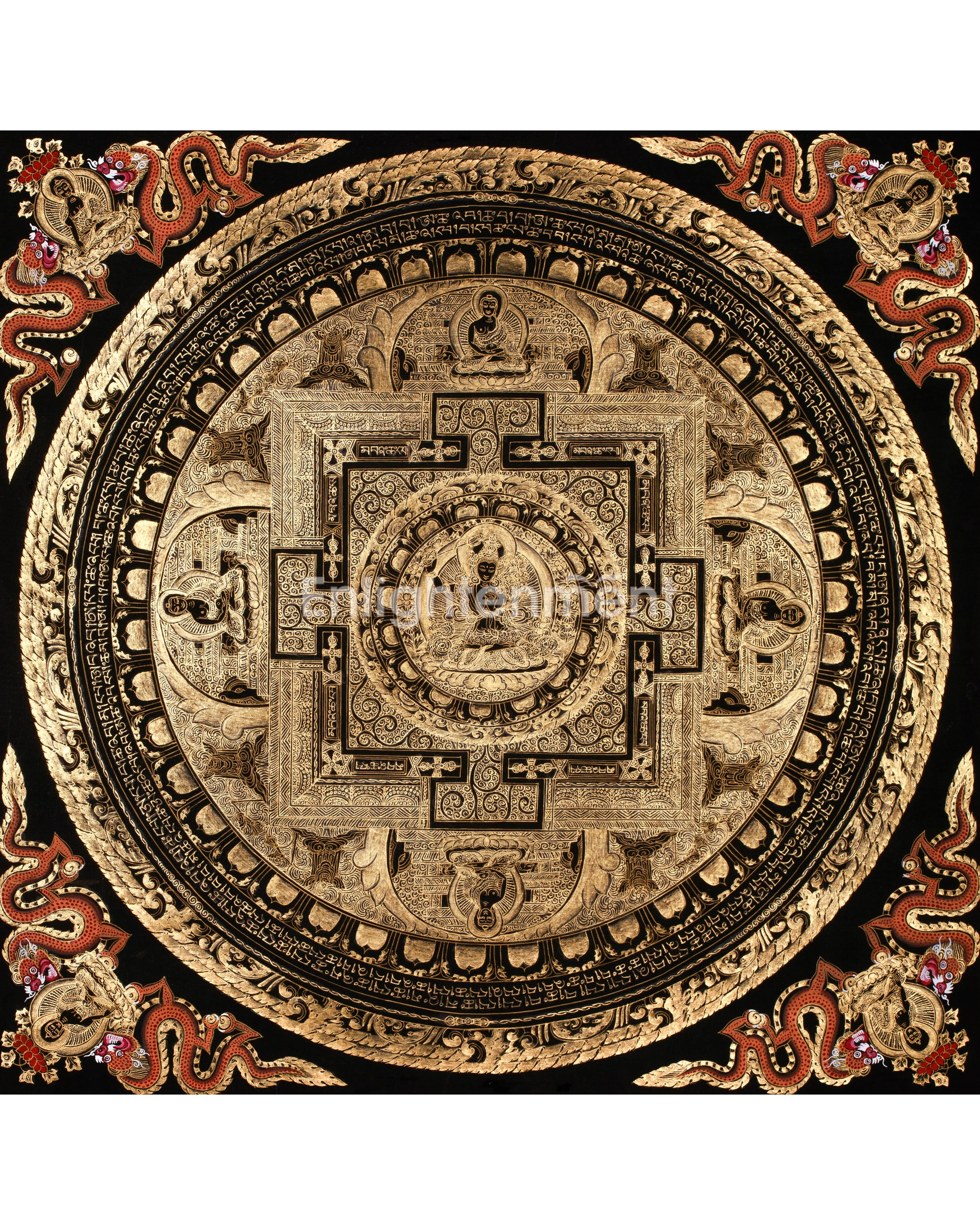 Manjushri Mandala Thangka | Unfolding the Path to Enlightenment