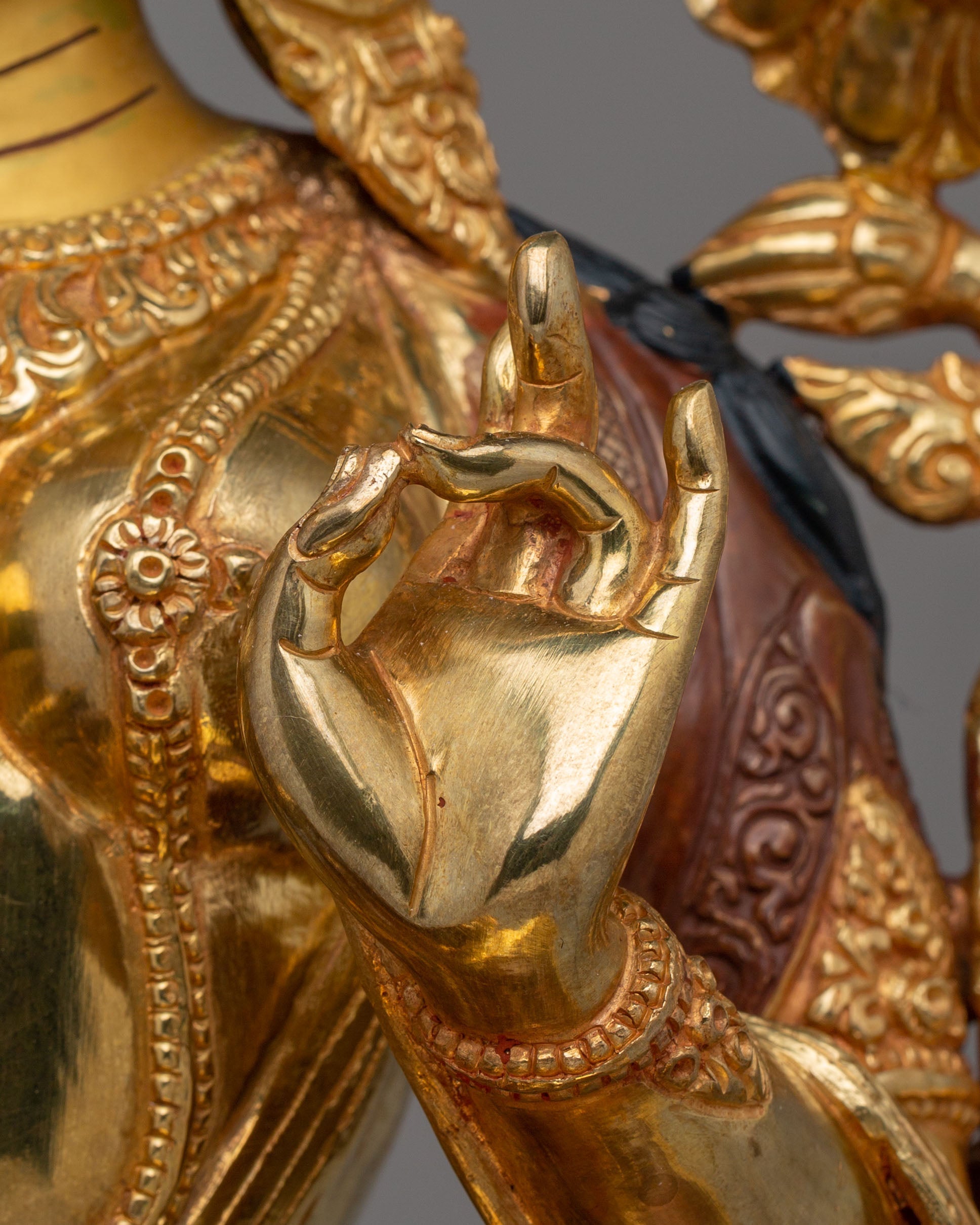 Green Tara Statue of Love and Compassion | Sacred Tibetan Artwork