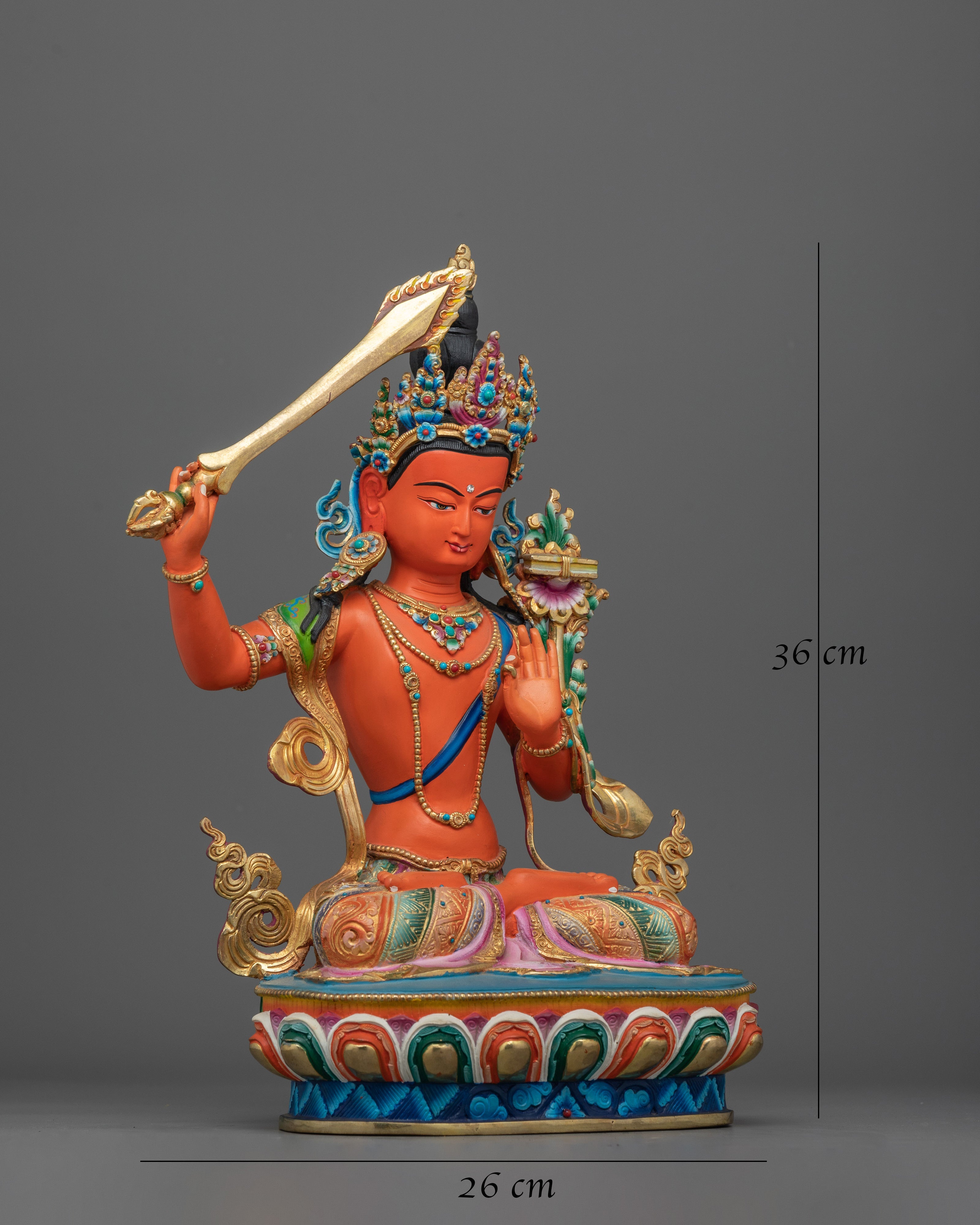 tranquil-manjushri-holding-flaming-sword