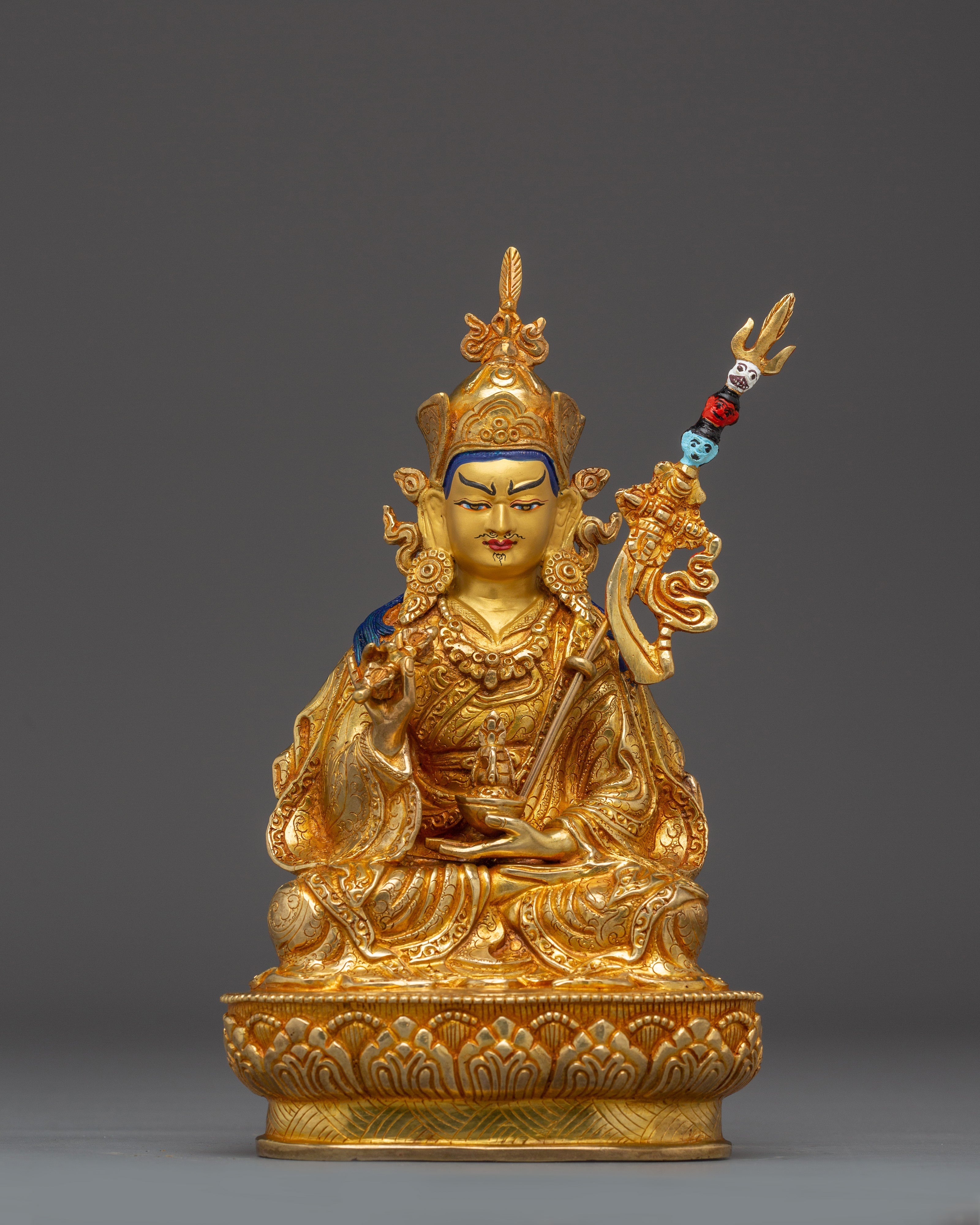 Himalayan Guru Tsokye Dorje Handmade Statue 